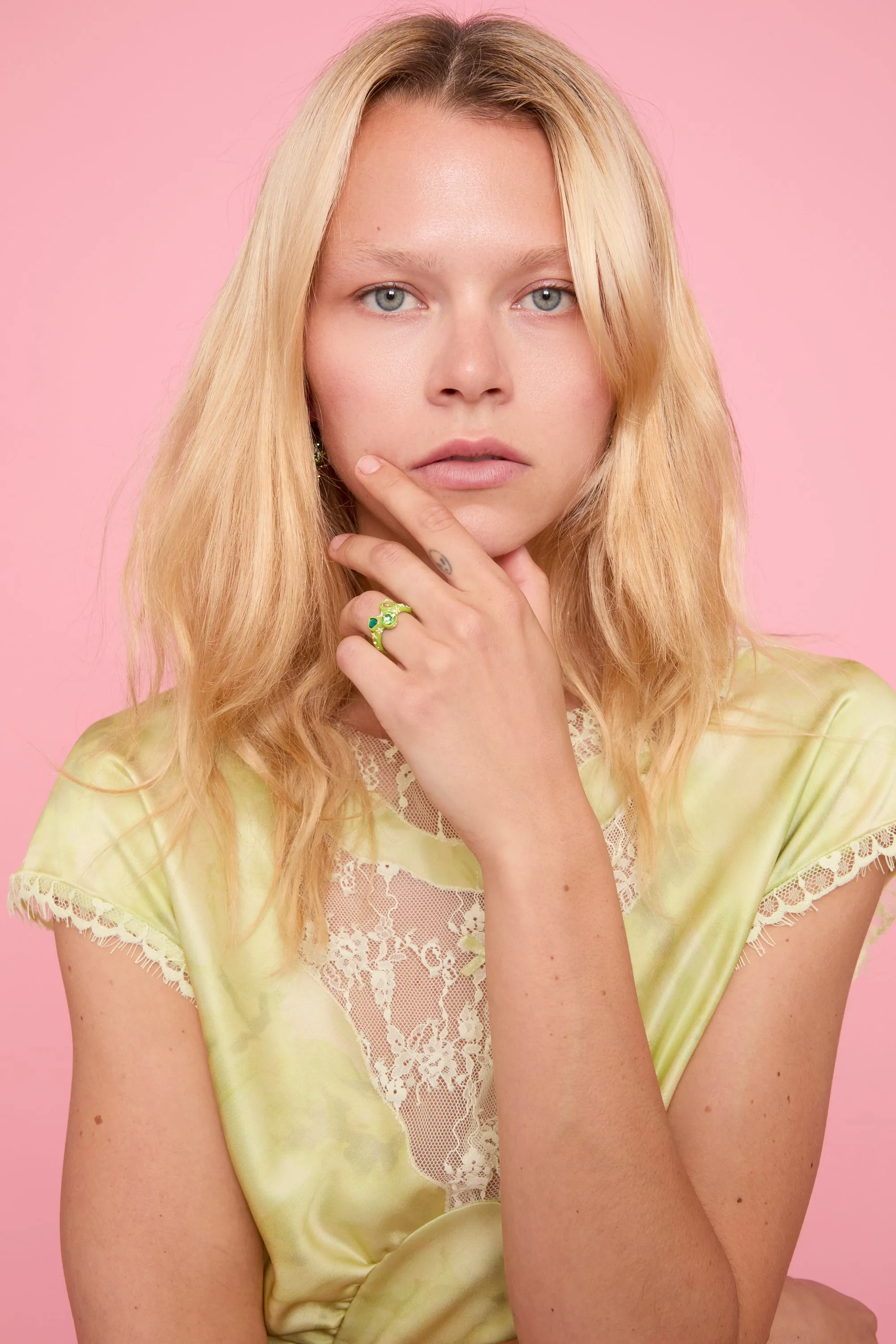 LIME FLOWERS FLORENCE RING sold by Collina Strada product image thumbnail 4