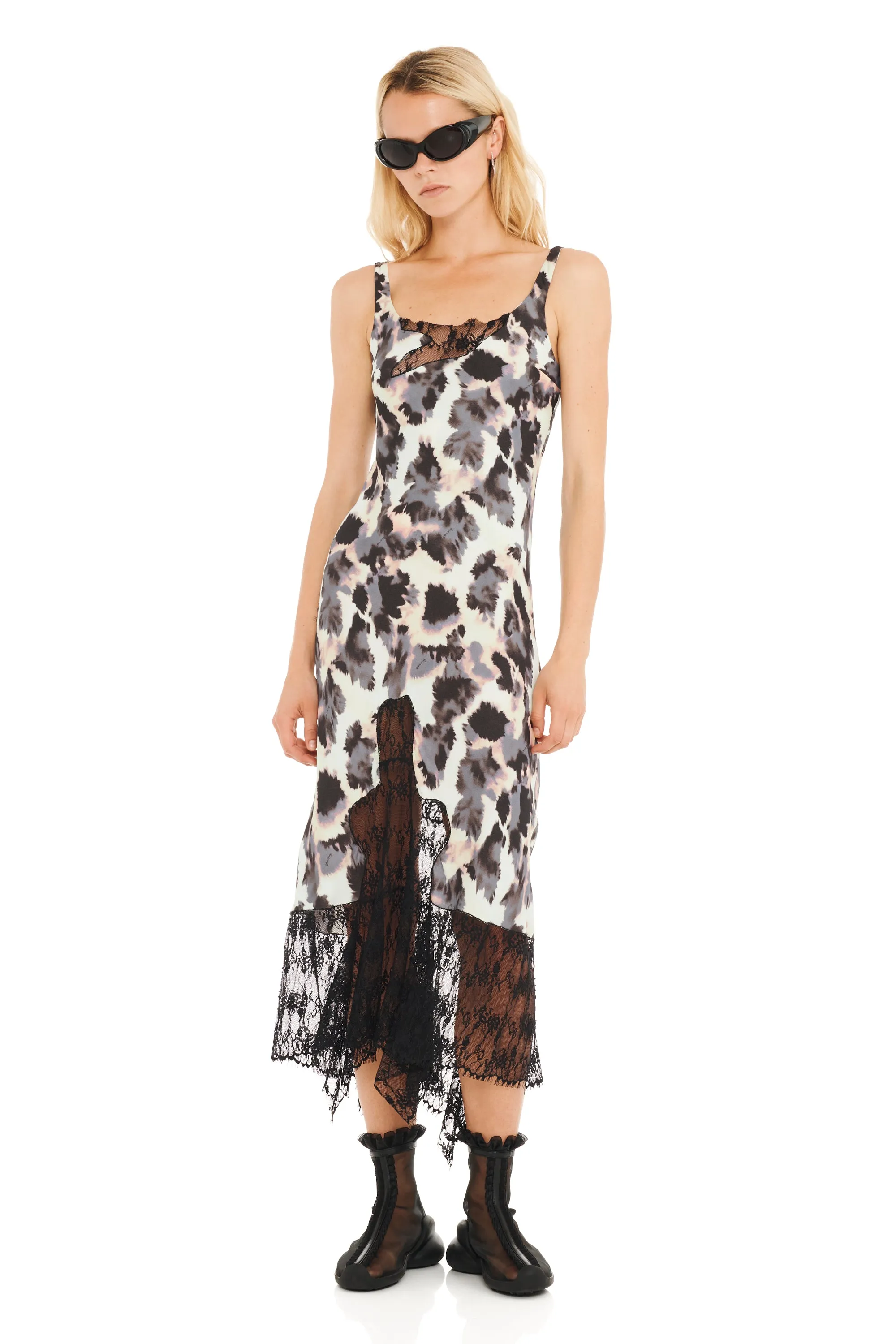 SNOW LEOPARD ANEMONE DRESS sold by Collina Strada product image thumbnail 2