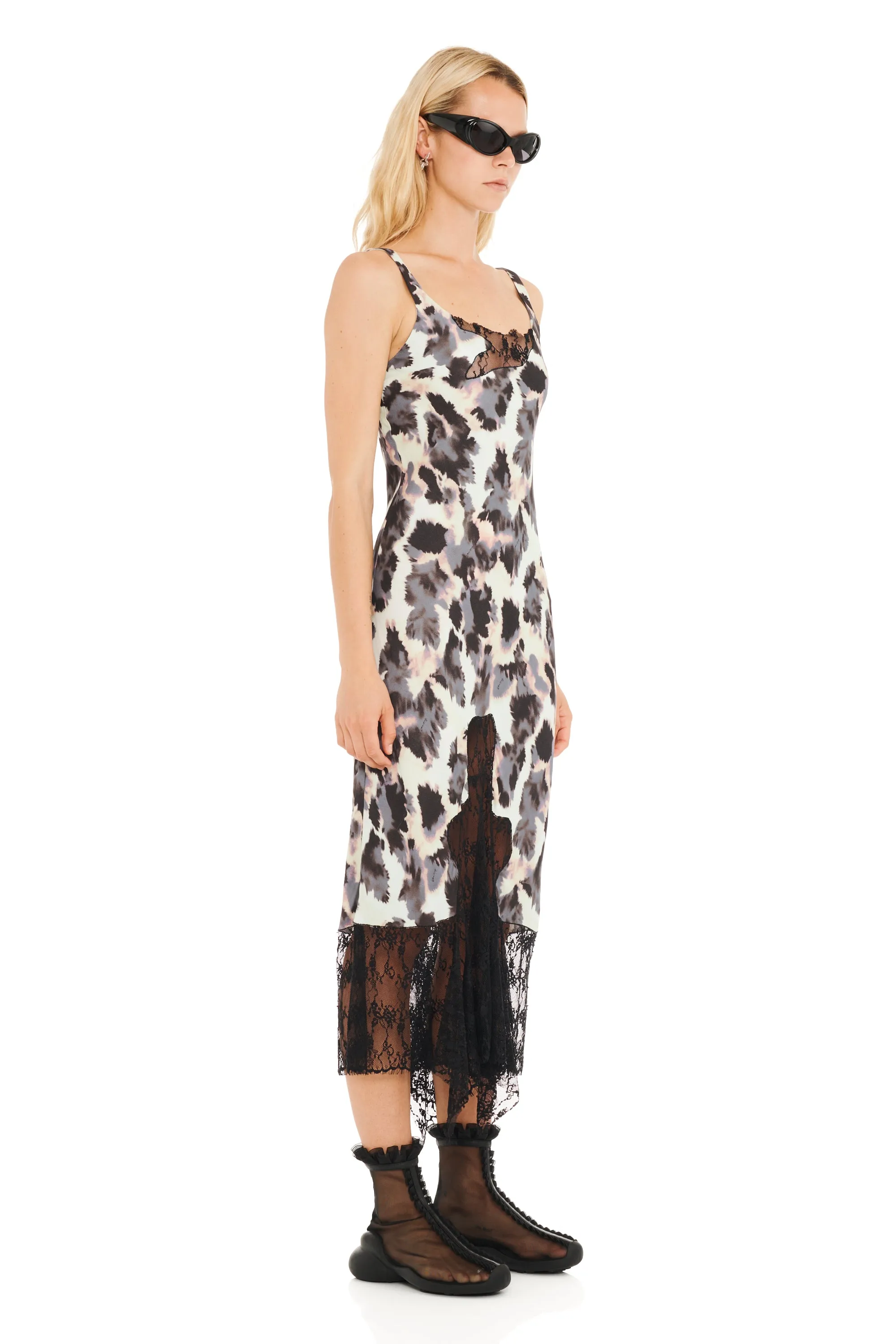 SNOW LEOPARD ANEMONE DRESS sold by Collina Strada product image thumbnail 3