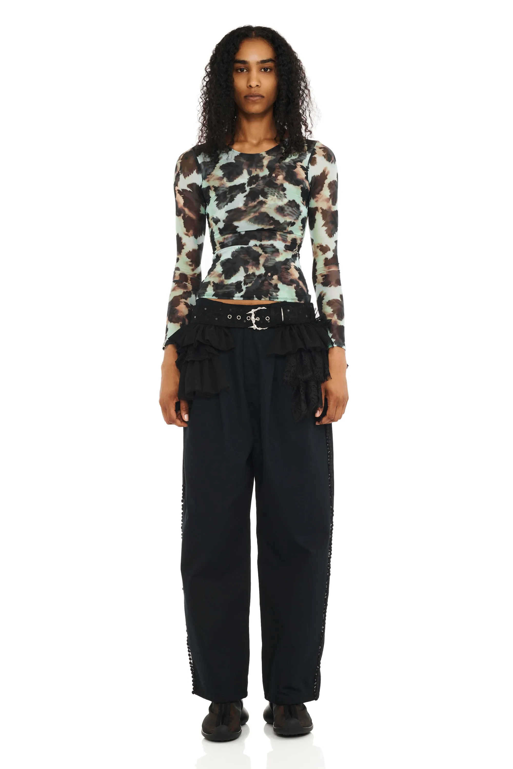 SNOW LEOPARD CARDIO CREW sold by Collina Strada