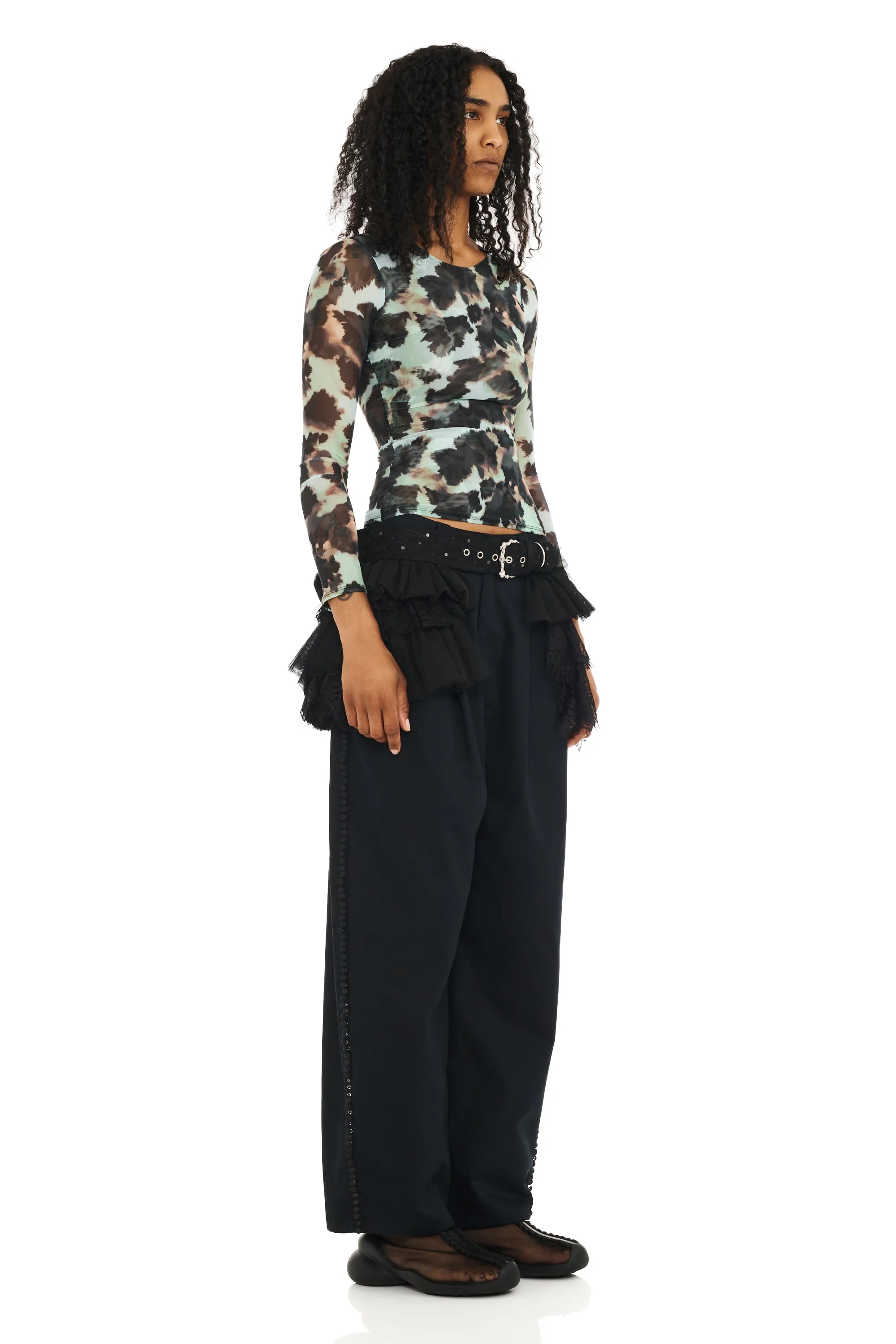 SNOW LEOPARD CARDIO CREW sold by Collina Strada product image thumbnail 3