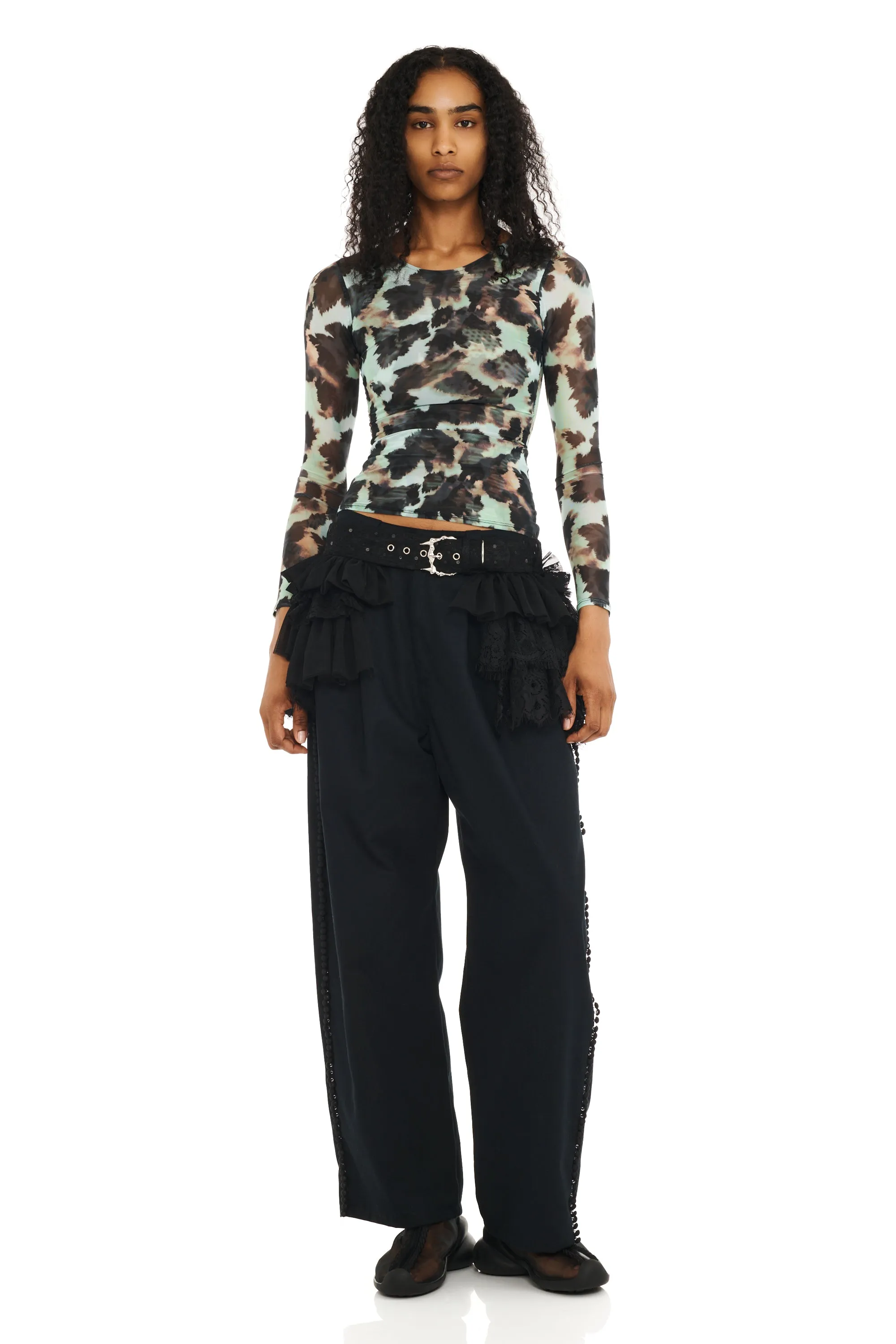 SNOW LEOPARD CARDIO CREW sold by Collina Strada product image thumbnail 2