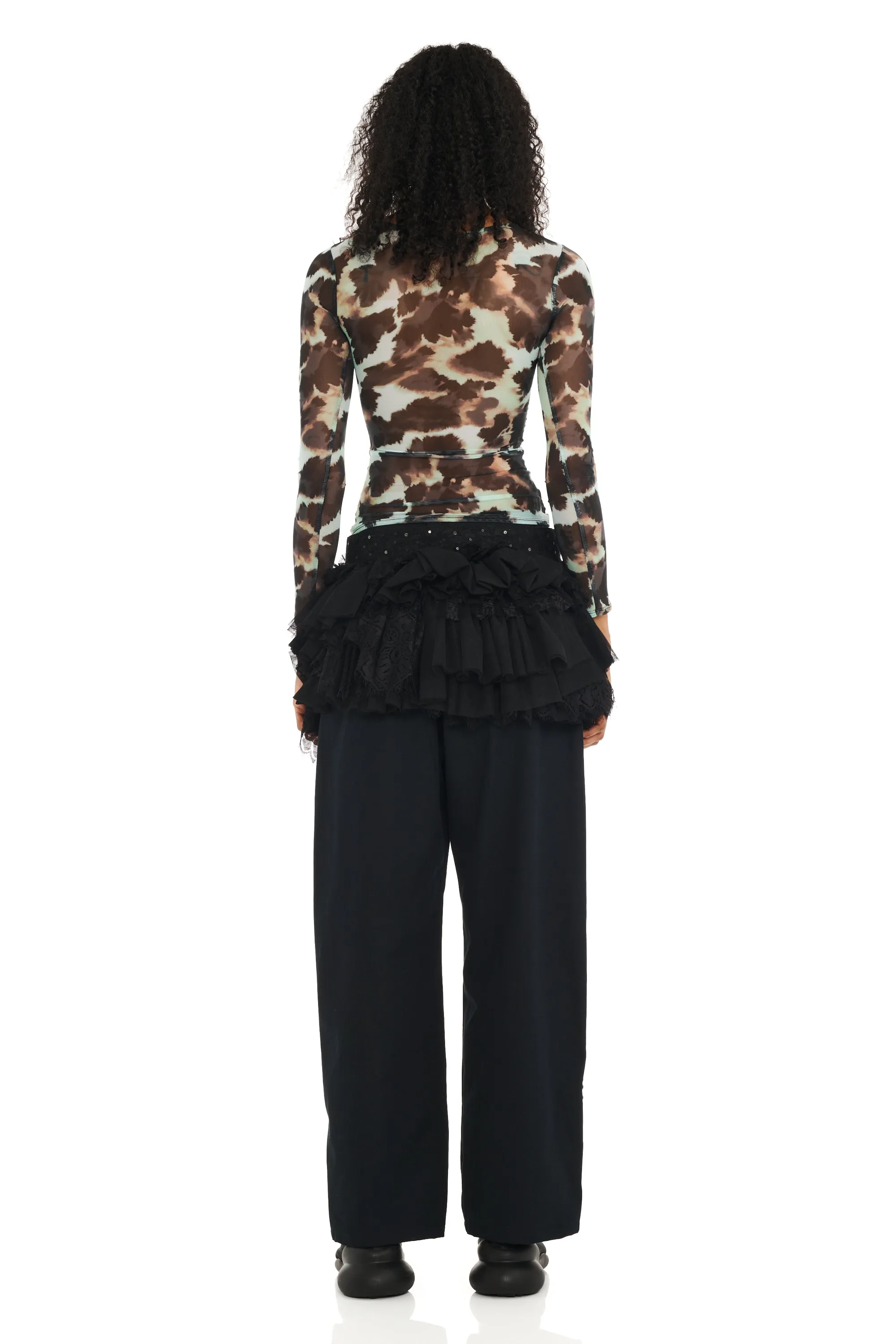 SNOW LEOPARD CARDIO CREW sold by Collina Strada product image thumbnail 5