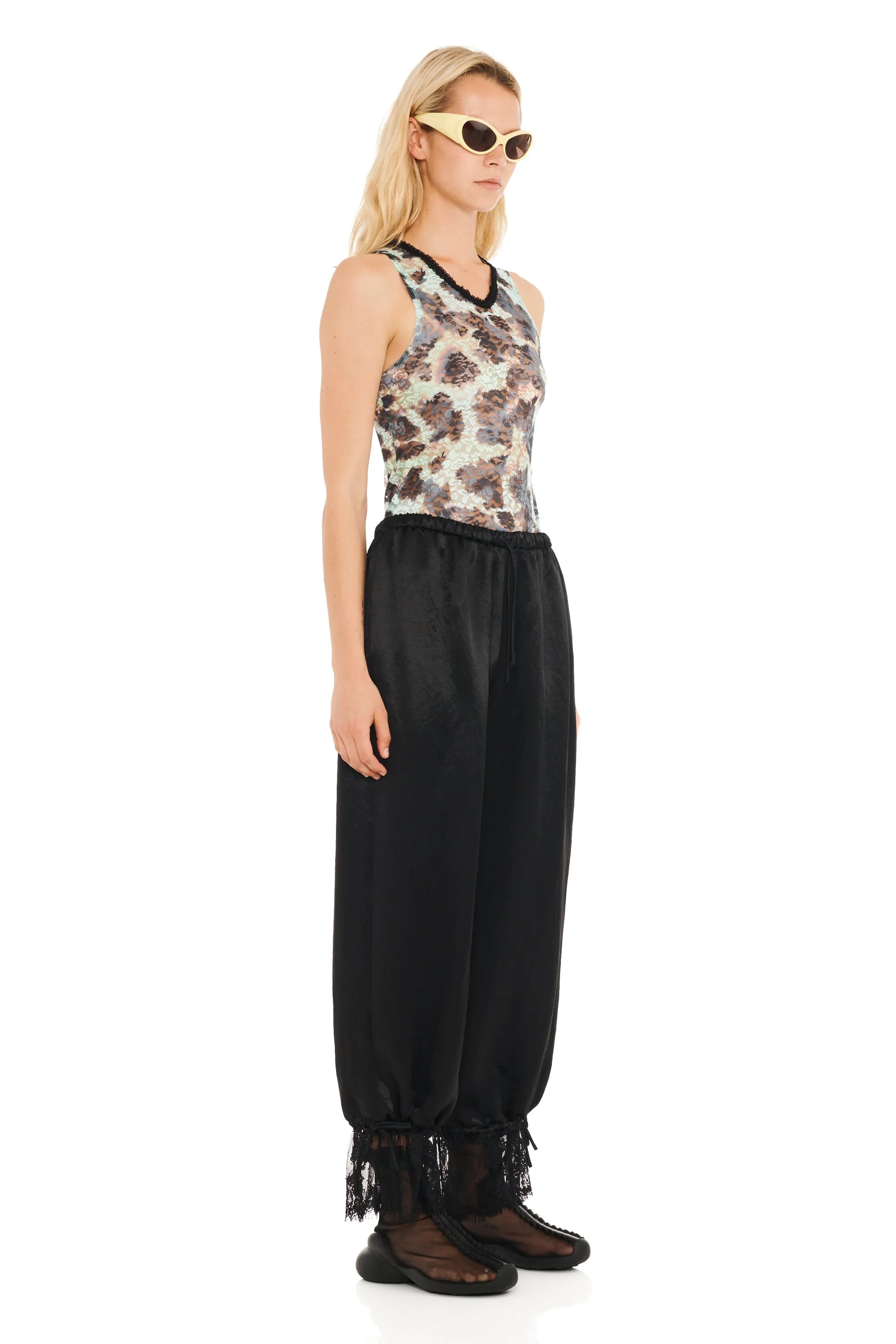 SNOW LEOPARD LACE DACHI TOP sold by Collina Strada product image thumbnail 3