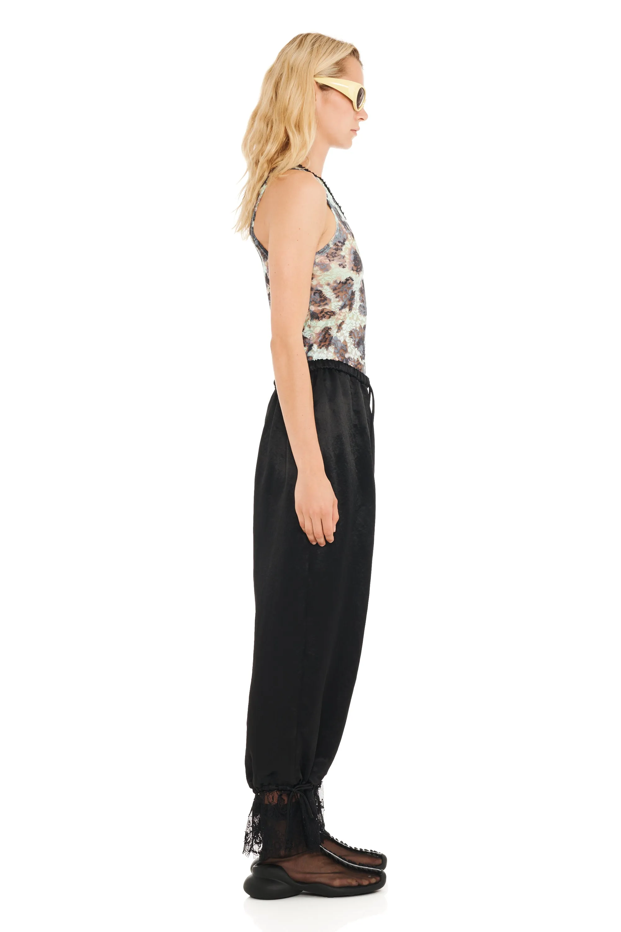 SNOW LEOPARD LACE DACHI TOP sold by Collina Strada product image thumbnail 4