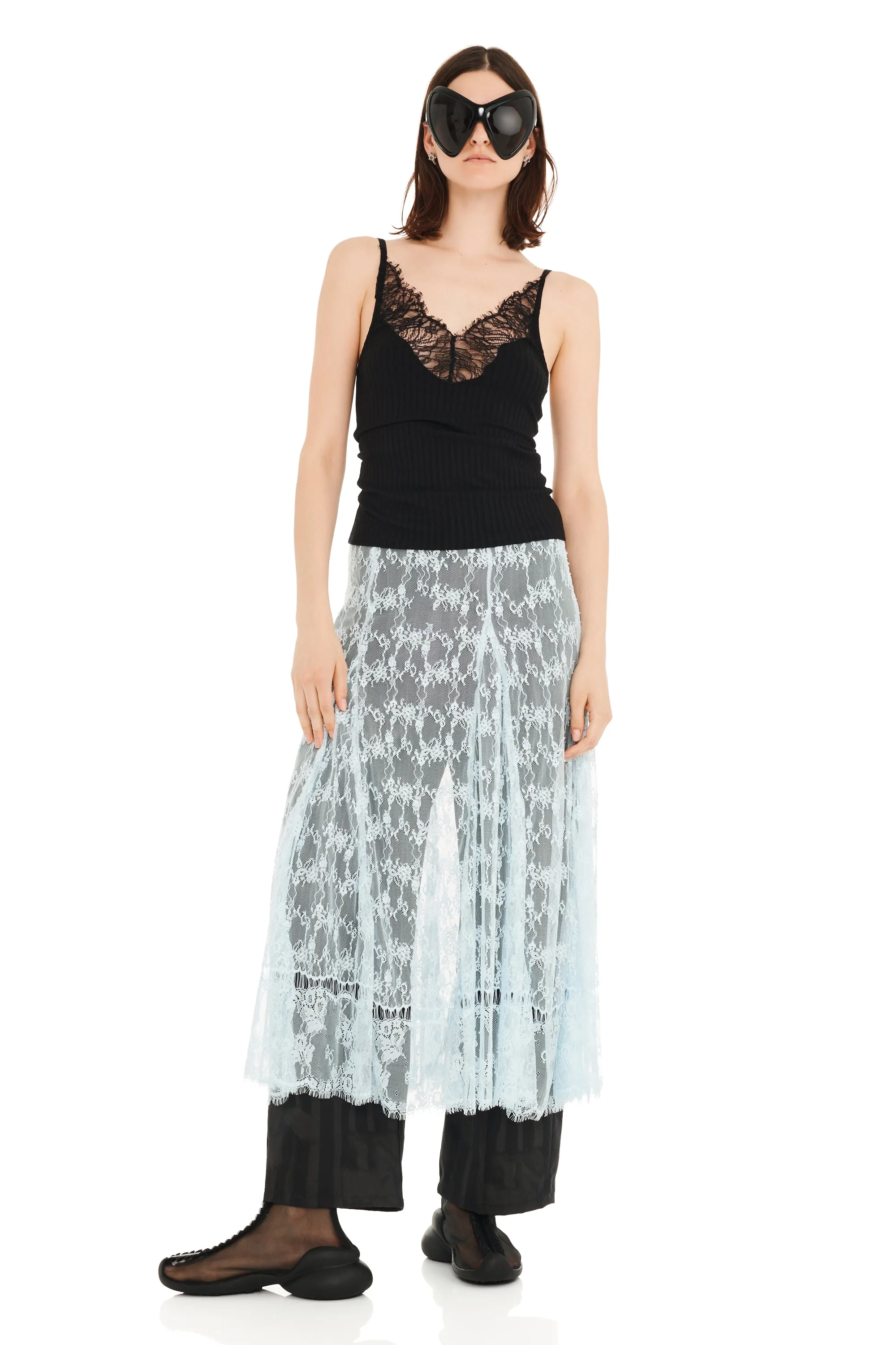 BLACK REED TANK sold by Collina Strada