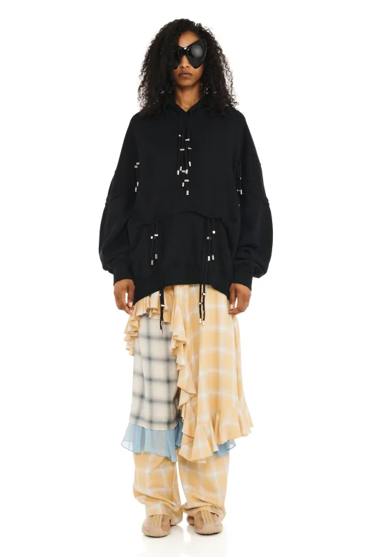 BLACK BURST HOODIE sold by Collina Strada