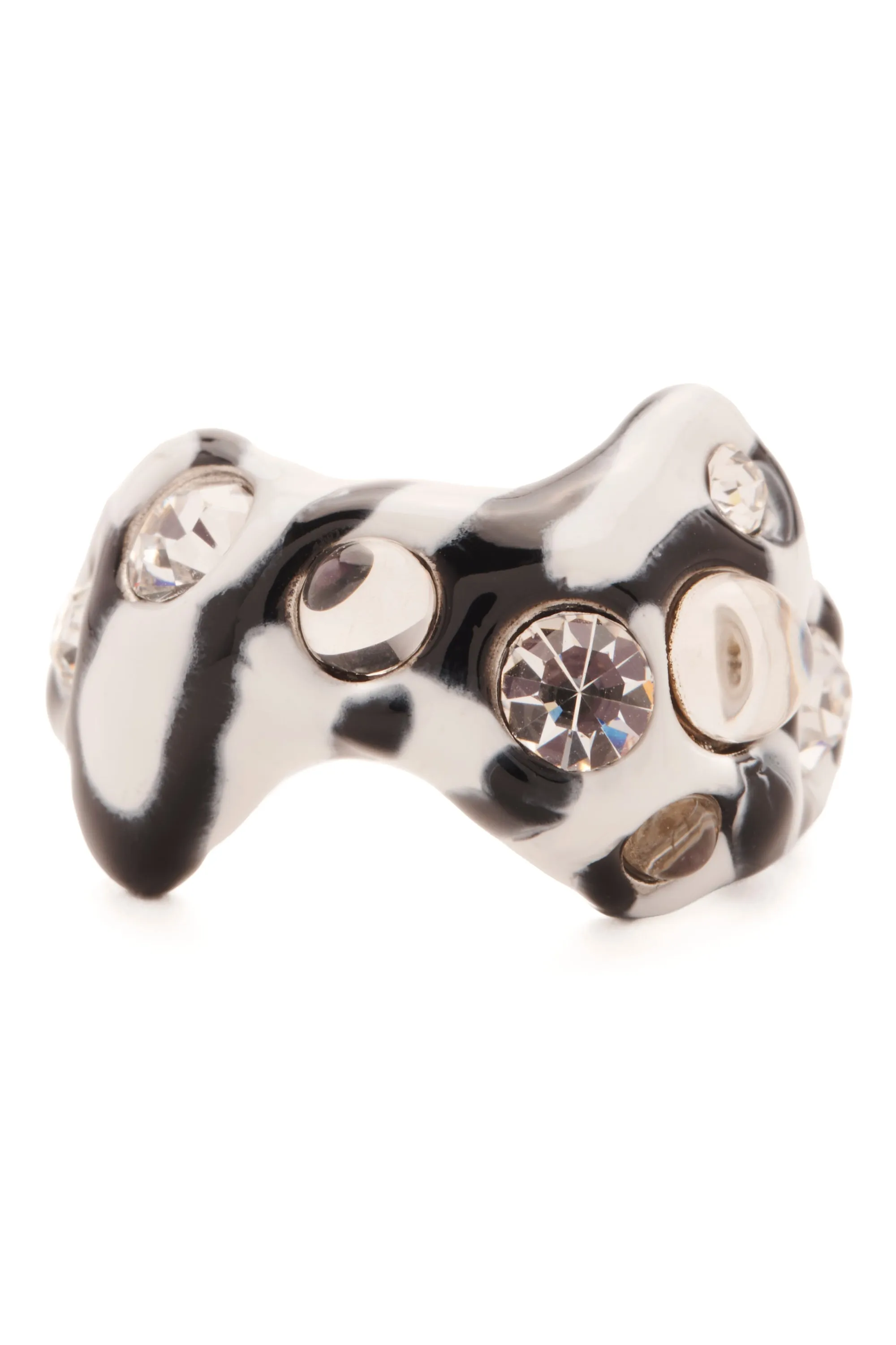 ZEBRA STRIPE BAT RING sold by Collina Strada