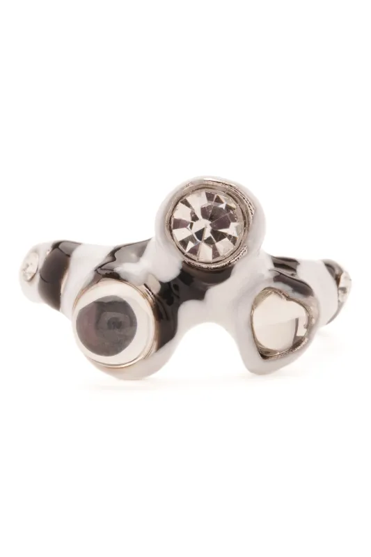 ZEBRA STRIPE FLORENCE RING sold by Collina Strada