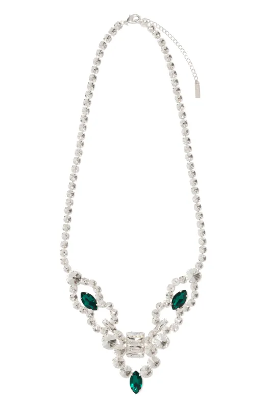 EMERALD CLEAR INDIE NECKLACE made by Collina Strada