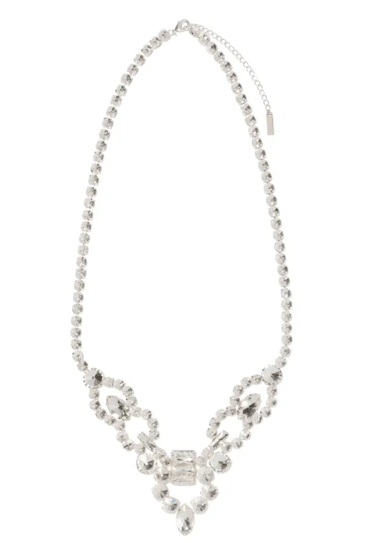 CRYSTAL CLEAR INDIE NECKLACE made by Collina Strada