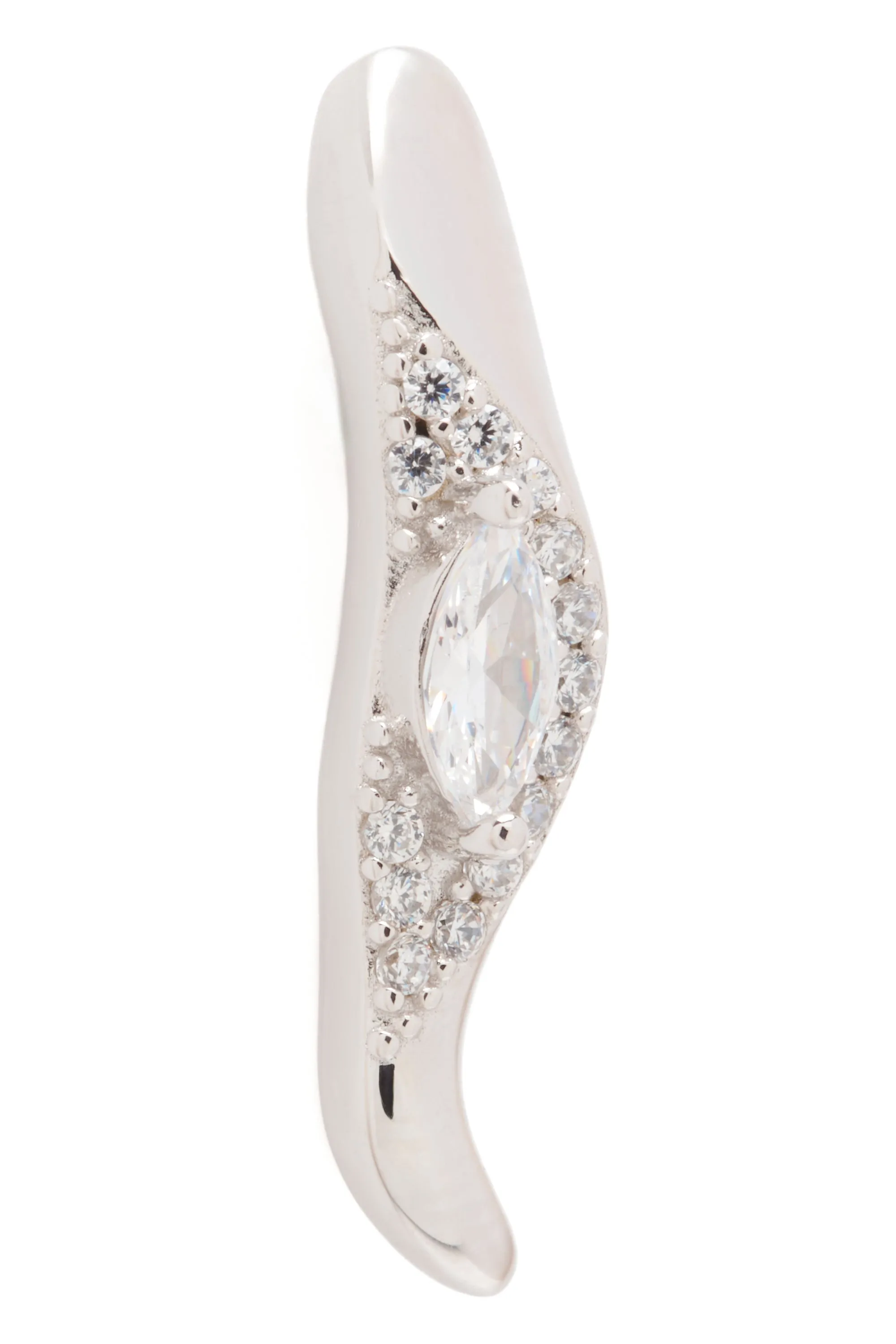 CRYSTAL CLEAR SORREL EARRING sold by Collina Strada product image thumbnail 2