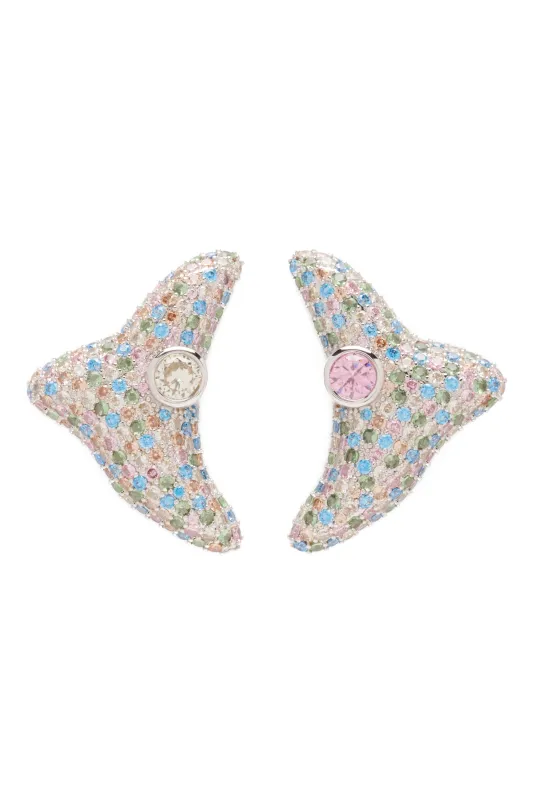 PINK PASTEL SUPER TRIGON STUDS sold by Collina Strada
