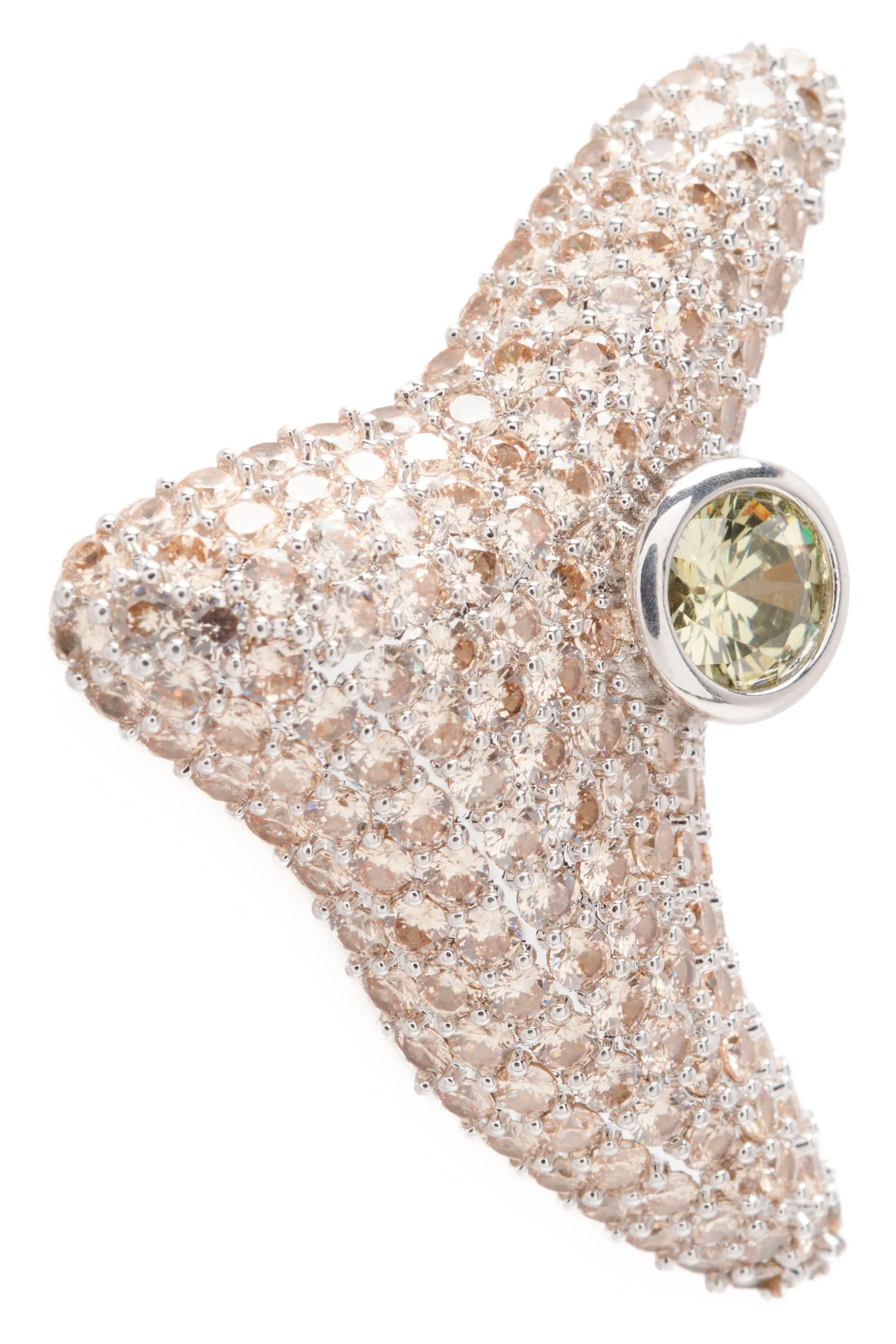 CHAMPAGNE OLIVE SUPER TRIGON STUDS sold by Collina Strada product image thumbnail 2