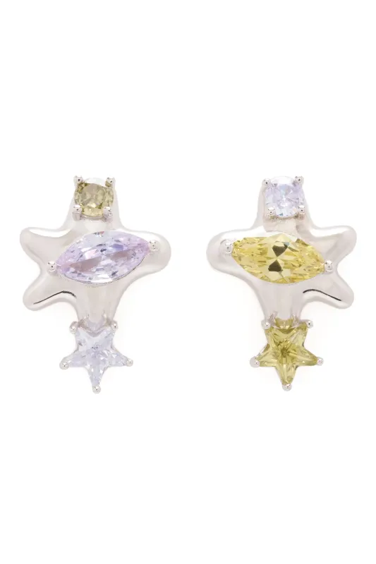 AMETHYST CANARY CONSTELLATION STUDS sold by Collina Strada