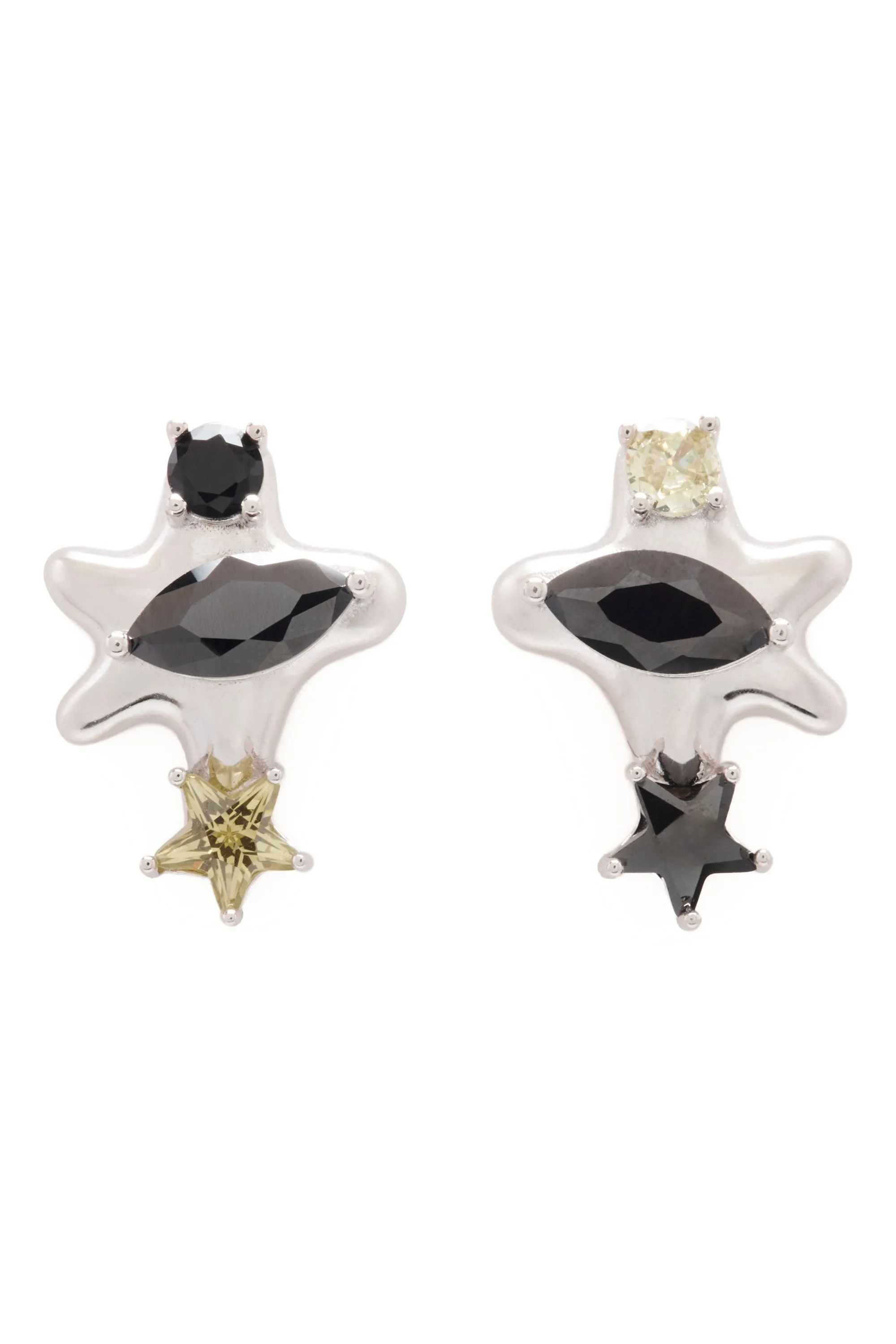BLACK DIAMOND-OLIVE CONSTELLATION STUDS sold by Collina Strada