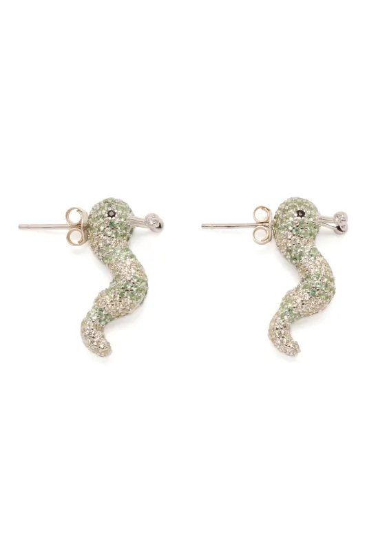 GREEN APPLE SLUG EARRINGS sold by Collina Strada