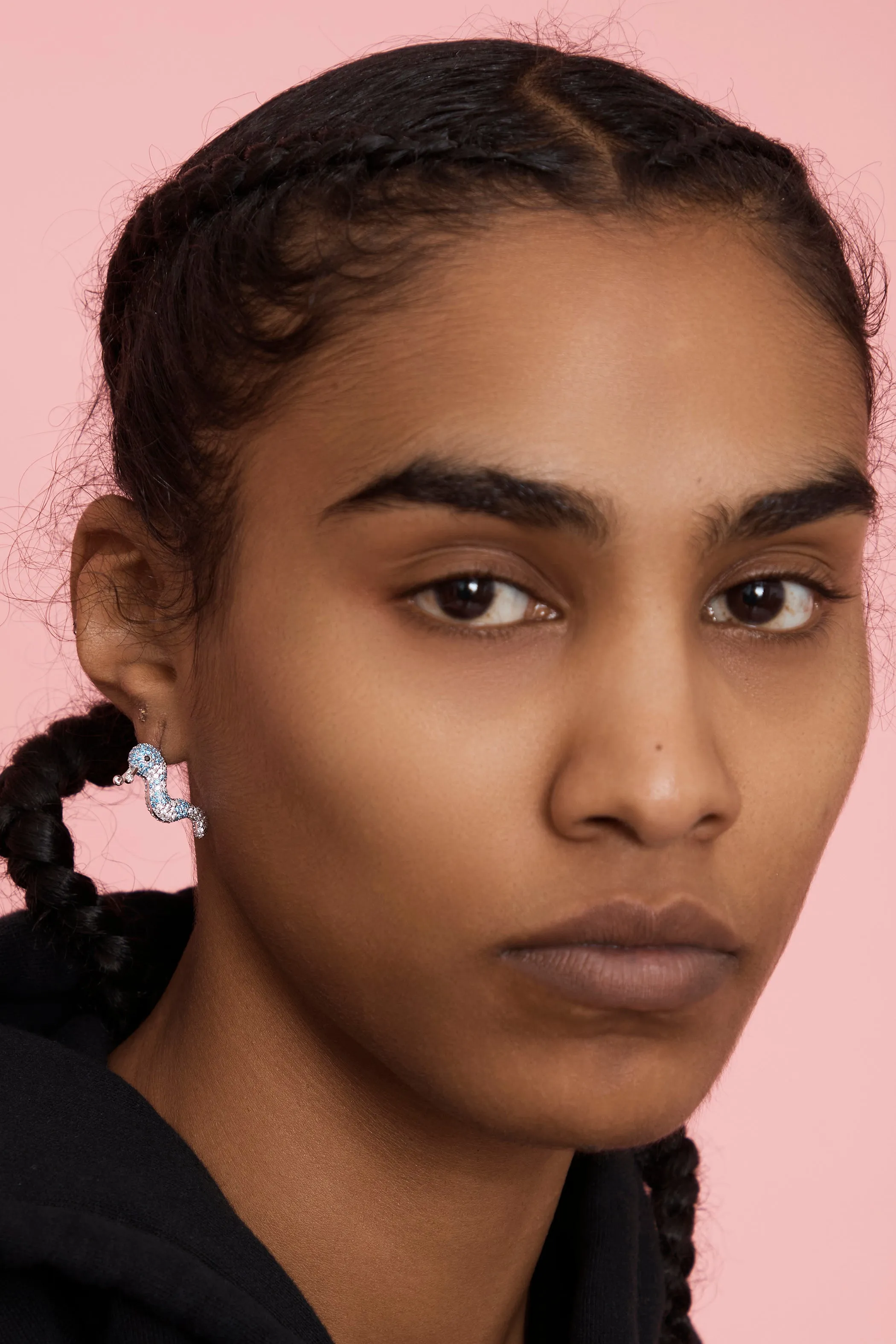 CLEAR SKY SLUG EARRINGS sold by Collina Strada product image thumbnail 3