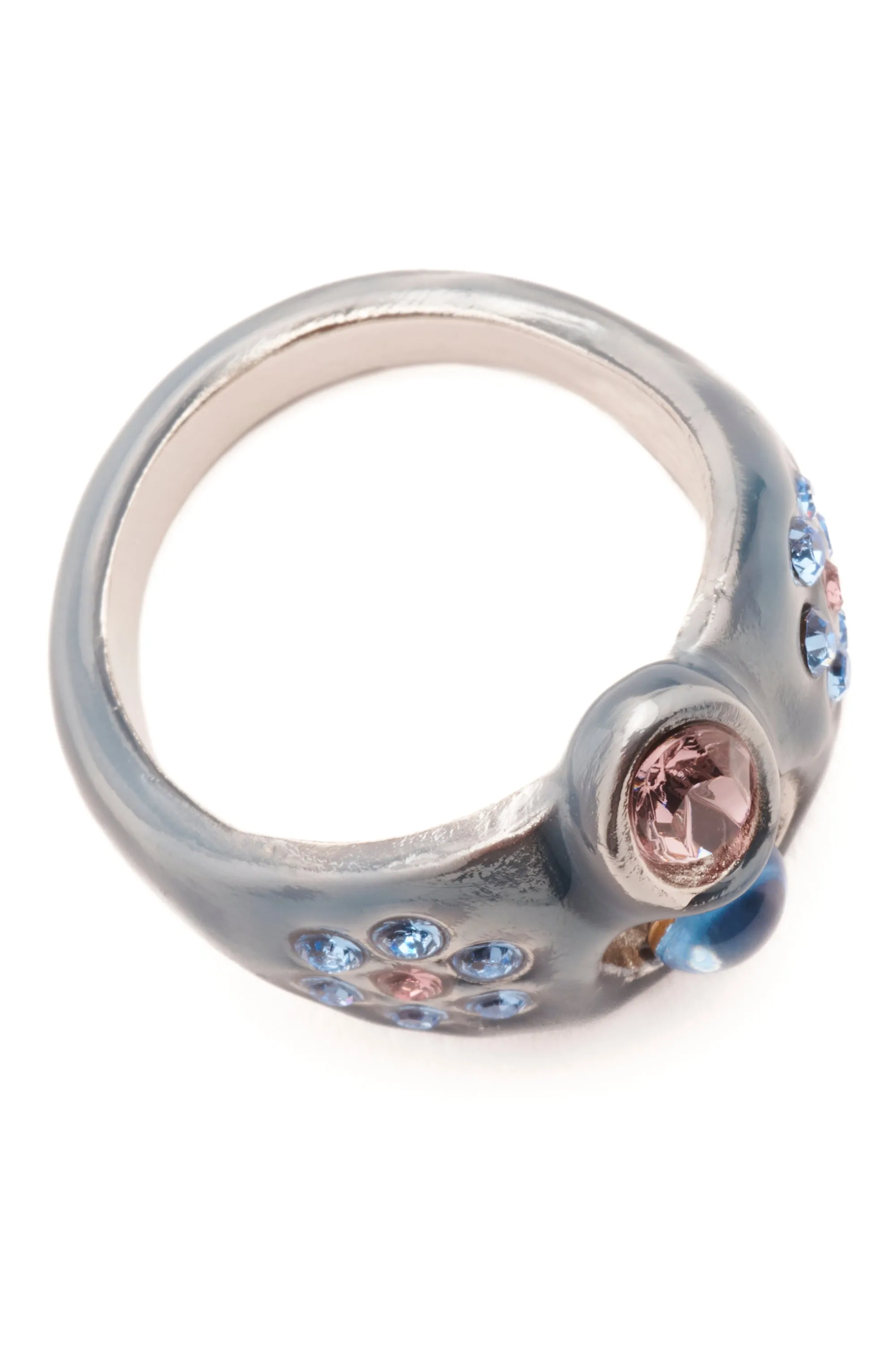 SOFT BLUE COSMIC DAISY RING sold by Collina Strada product image thumbnail 3