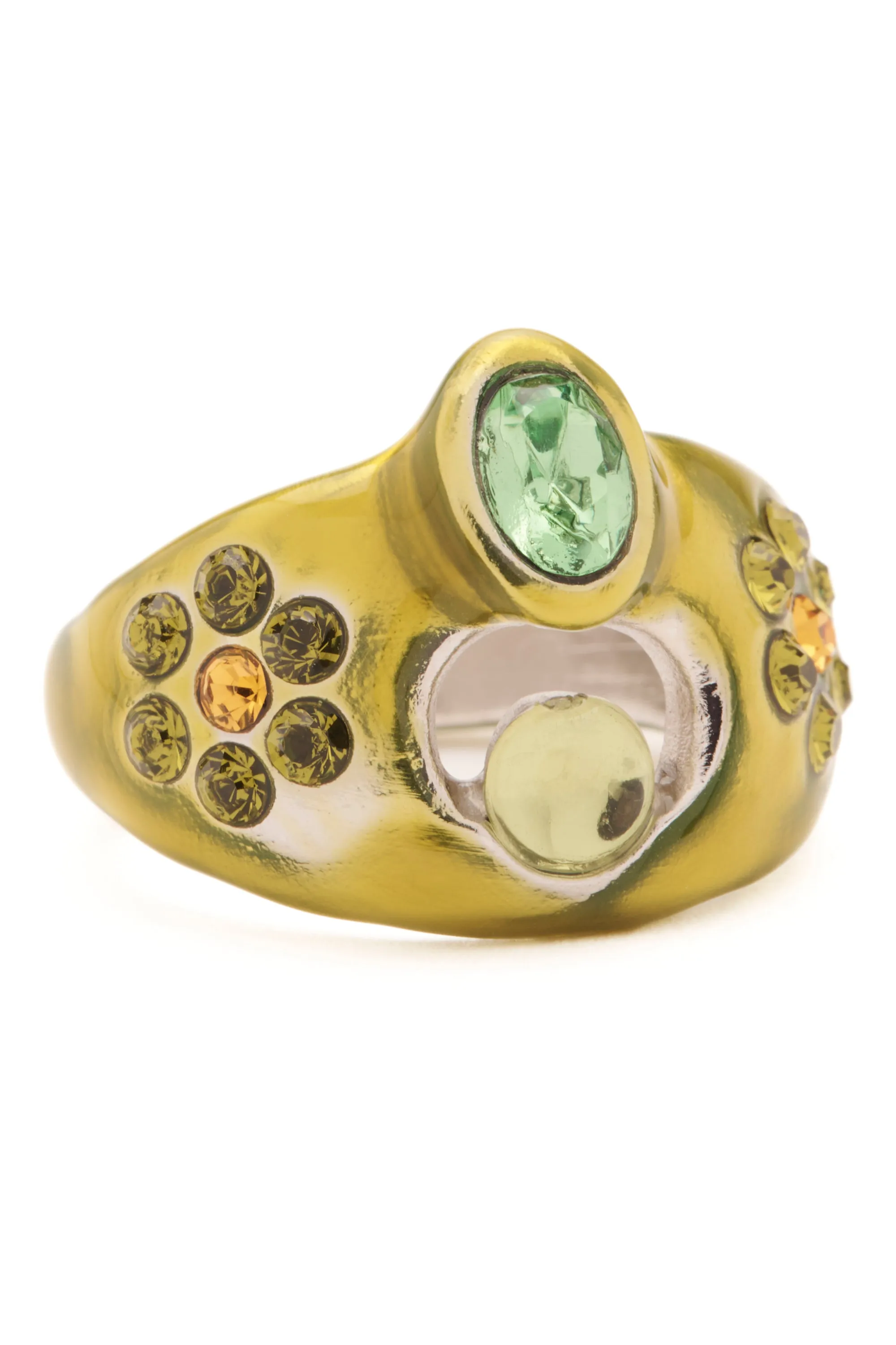 OLIVE COSMIC DAISY RING sold by Collina Strada product image thumbnail 2
