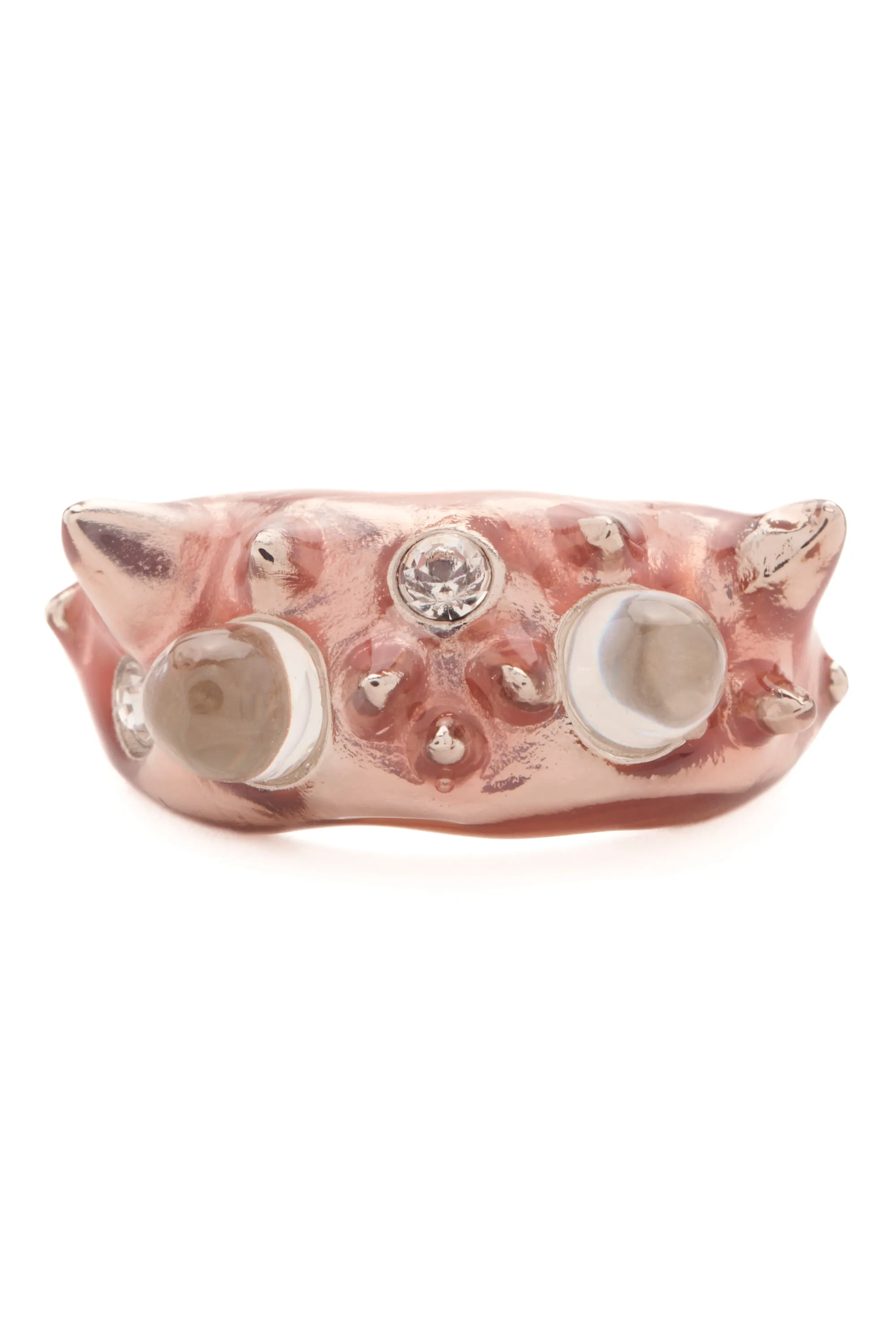 SOFT PINK DEMI ALIEN RING sold by Collina Strada