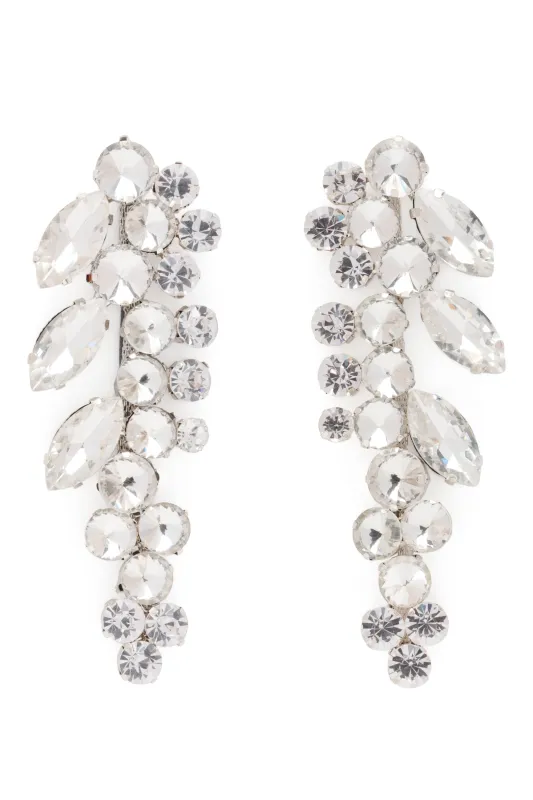 CRYSTAL CLEAR CHANDELIER EARRING sold by Collina Strada