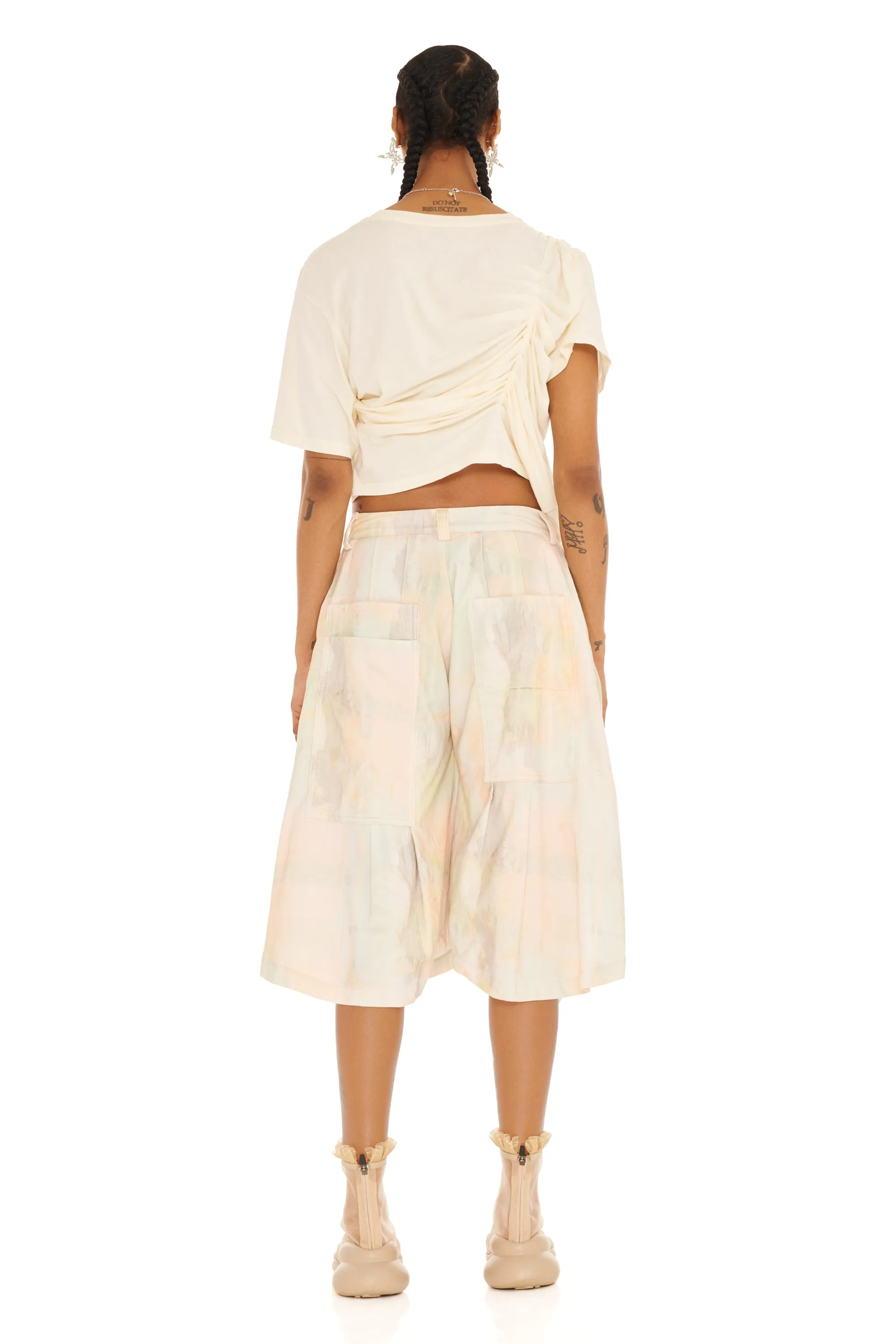 GUA SHA PLAID HAZEL CARGO SHORT sold by Collina Strada product image thumbnail 2