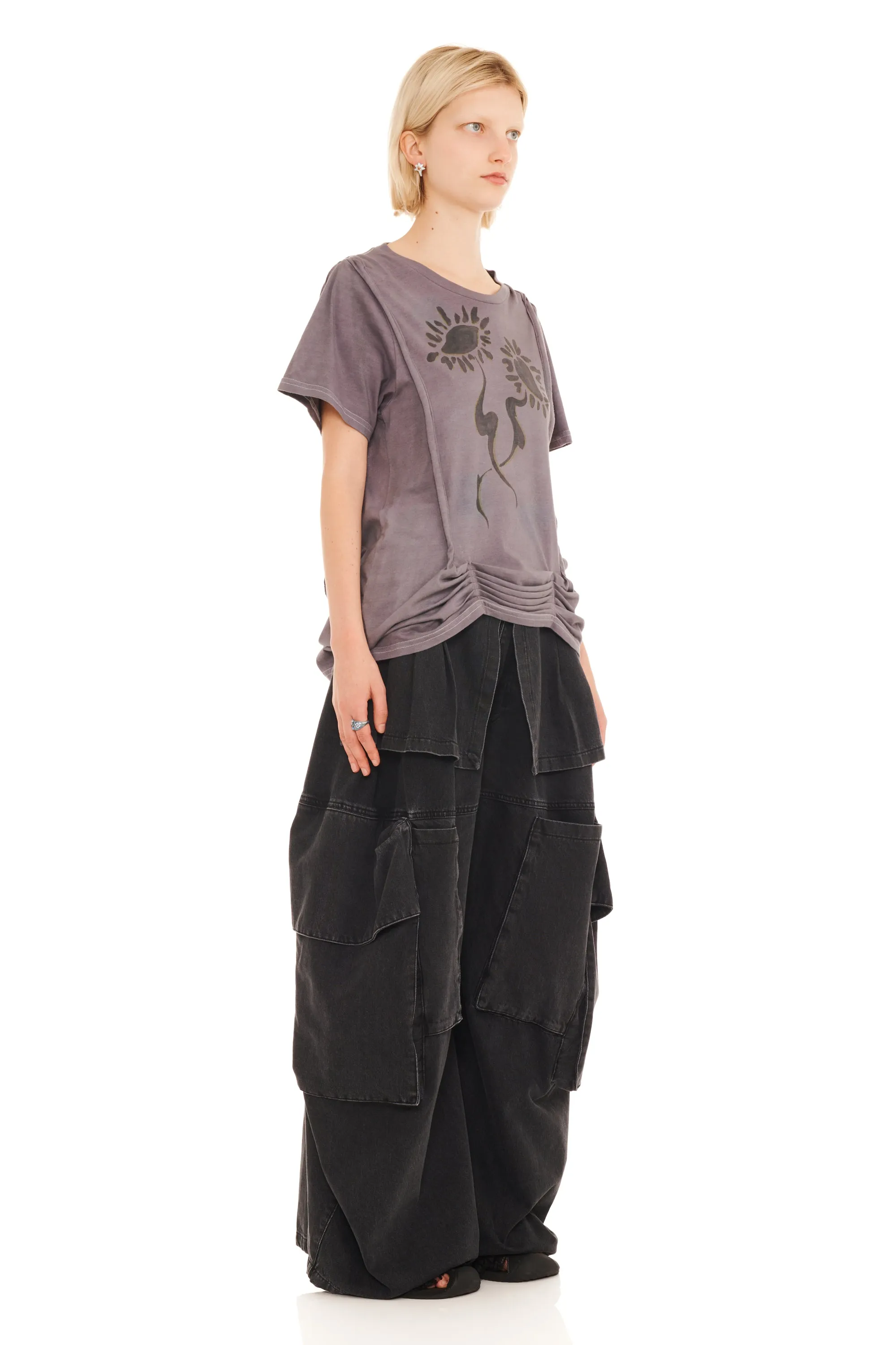 CHARCOAL HAZEL CARGO PANT sold by Collina Strada product image thumbnail 4