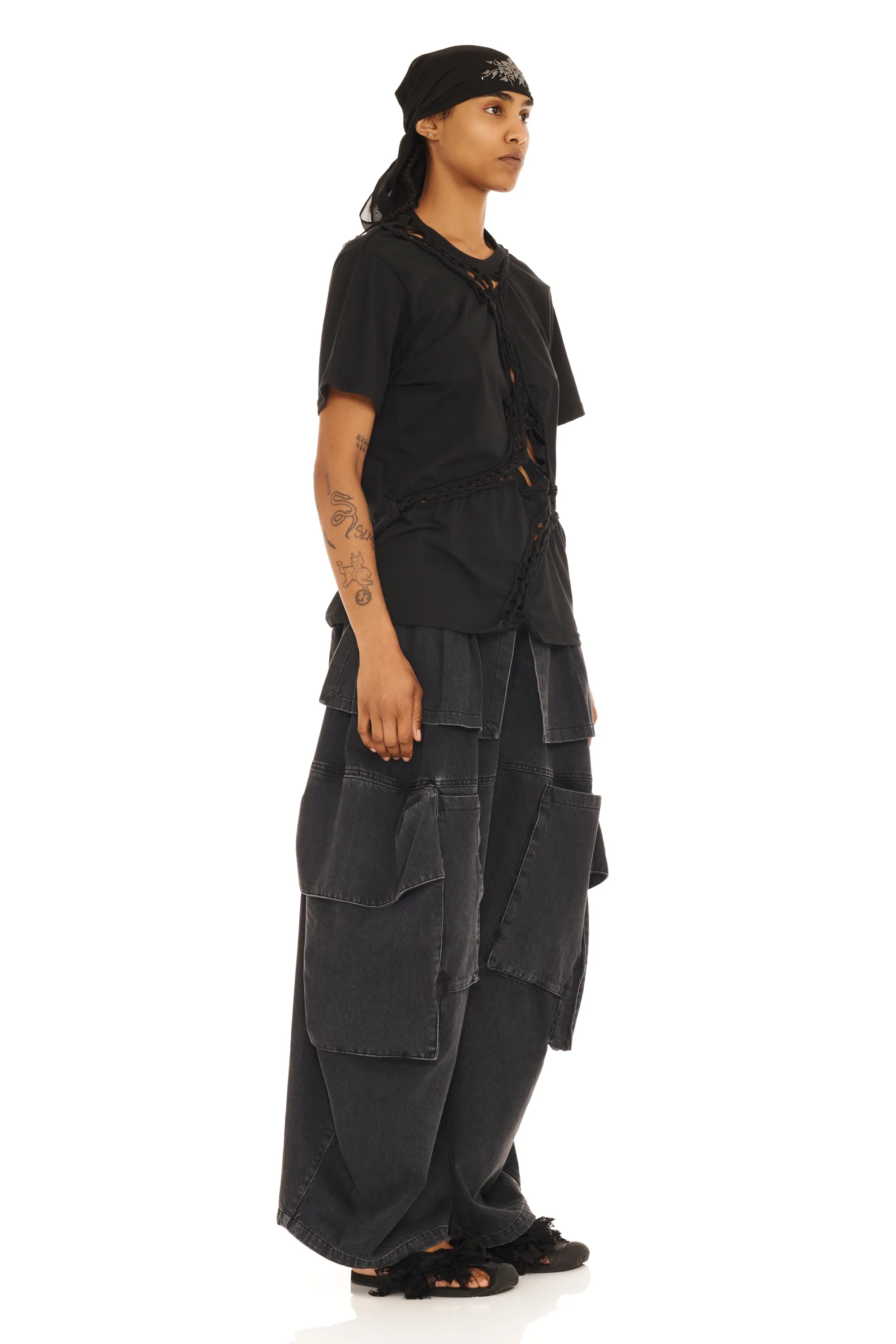 BLACK MINI TOSH TEE sold by Collina Strada product image thumbnail 4