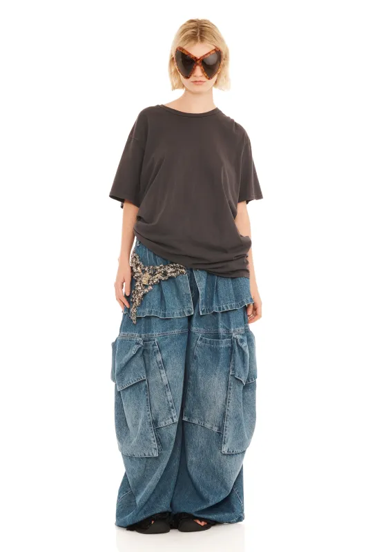 CHARCOAL SORREL TEE made by Collina Strada