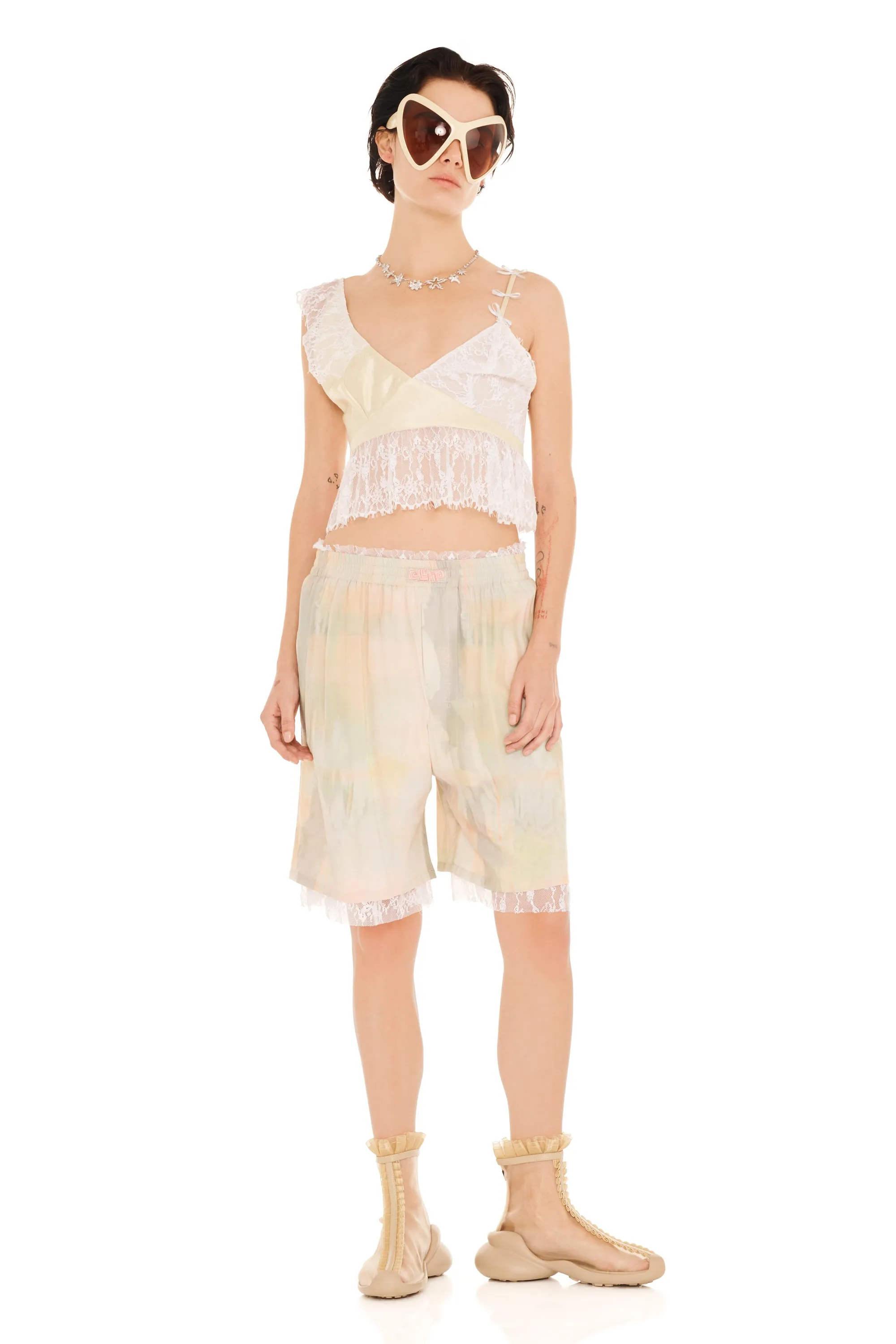 GUA SHA PLAID ODEON SHORT sold by Collina Strada product image thumbnail 2