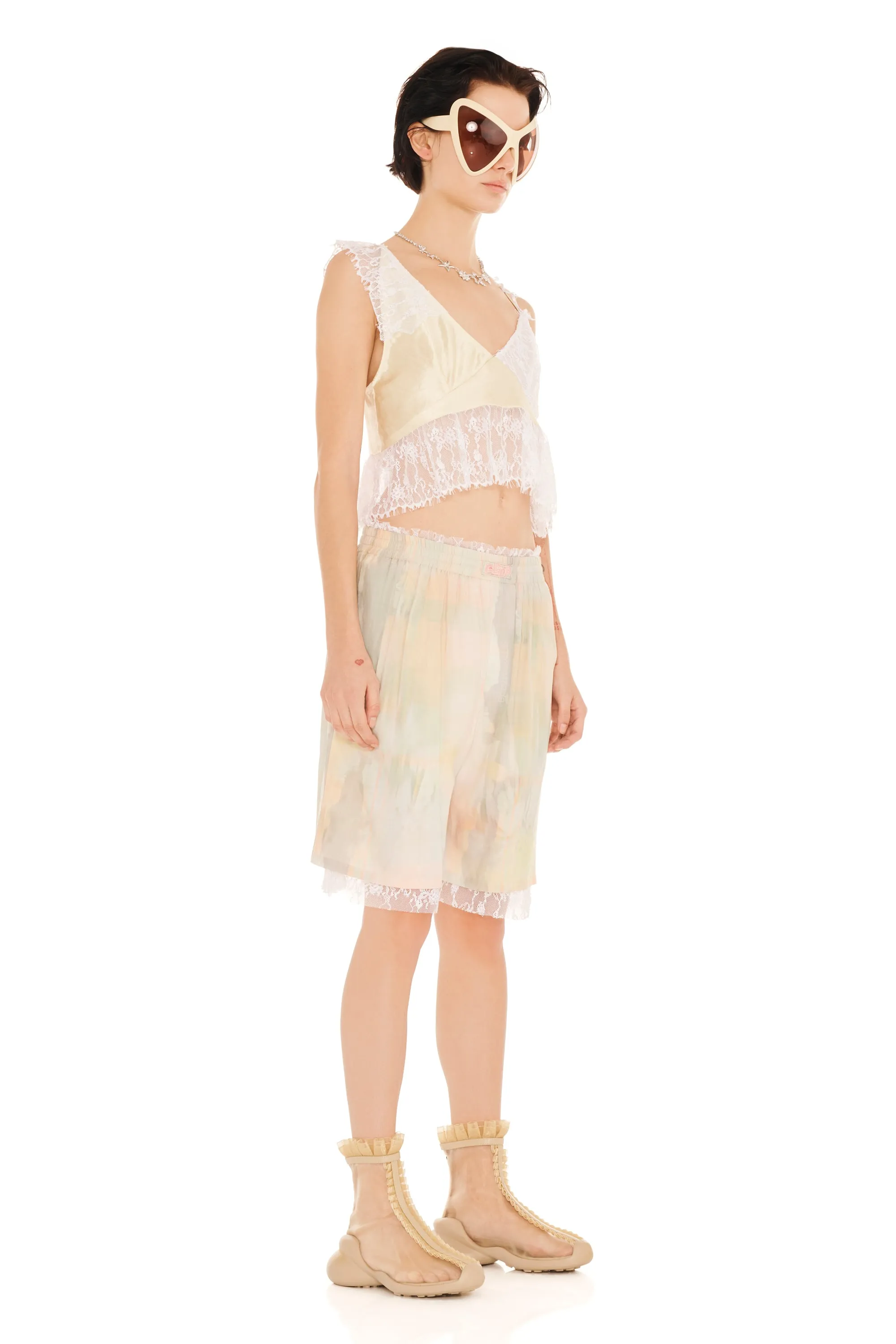 GUA SHA PLAID ODEON SHORT sold by Collina Strada product image thumbnail 3