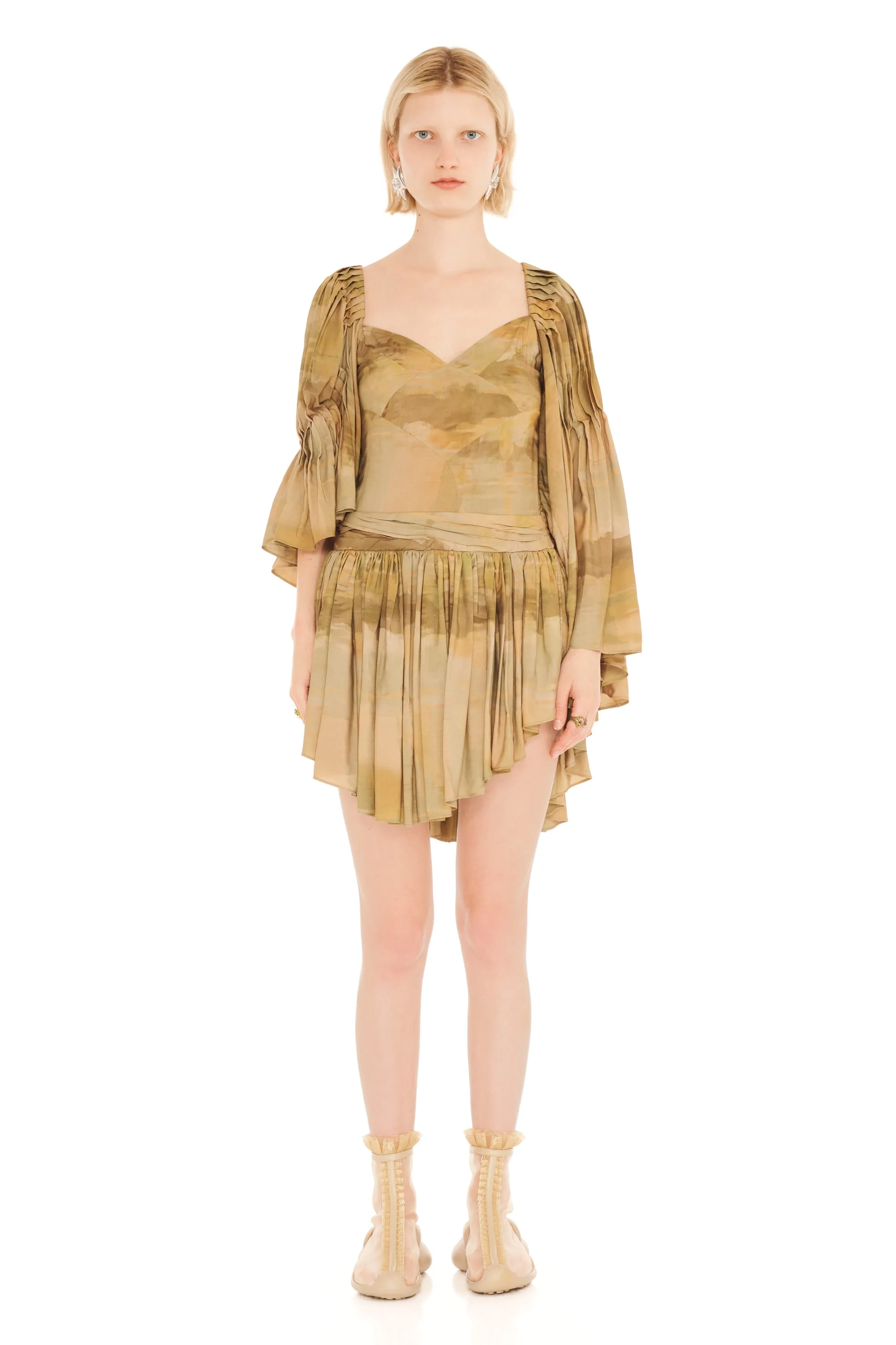 OLIVE GUA SHA HONEYSUCKLE DRESS sold by Collina Strada product image thumbnail 2