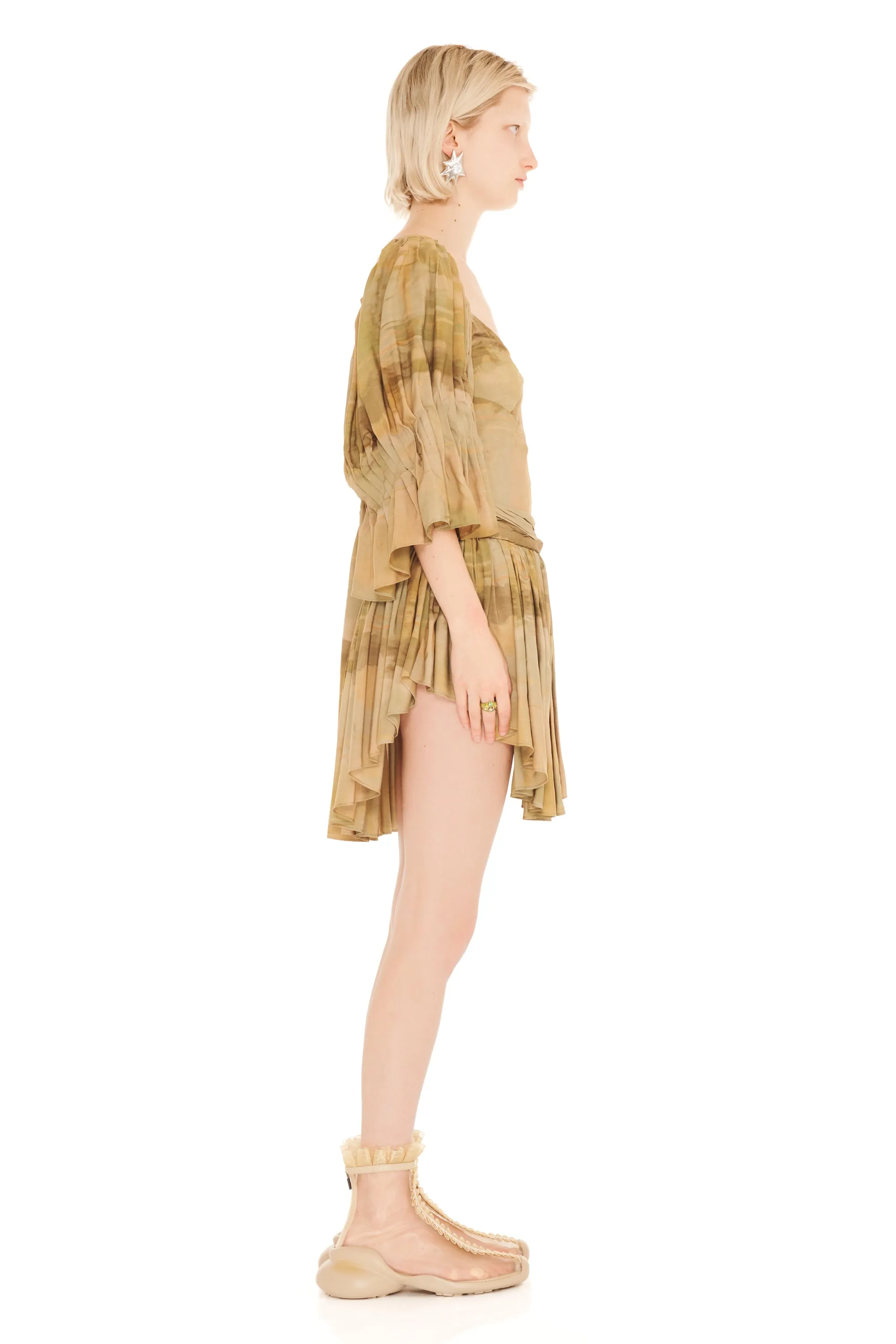 OLIVE GUA SHA HONEYSUCKLE DRESS sold by Collina Strada product image thumbnail 4