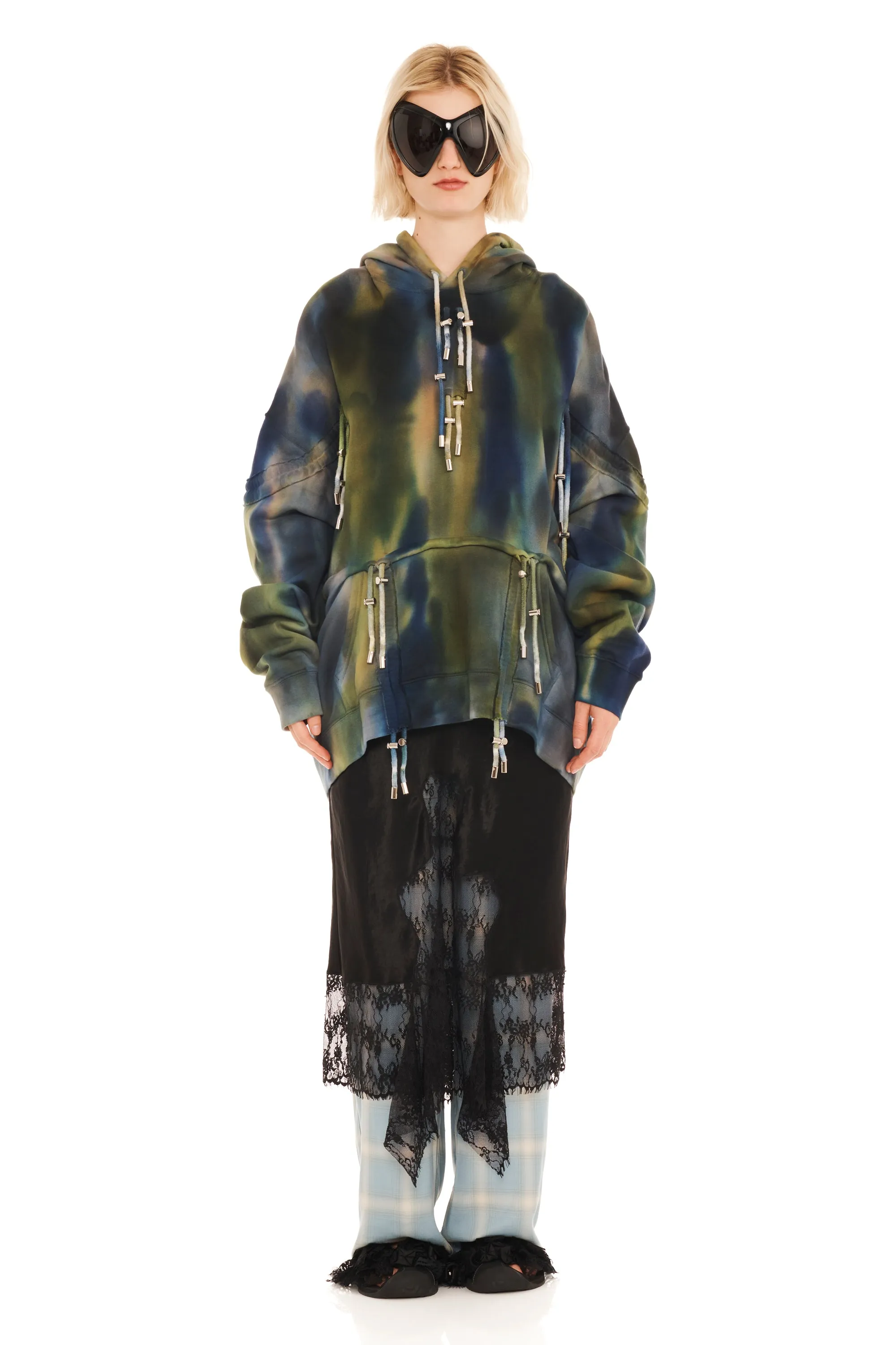 AURORA MOHAWK BURST HOODIE sold by Collina Strada