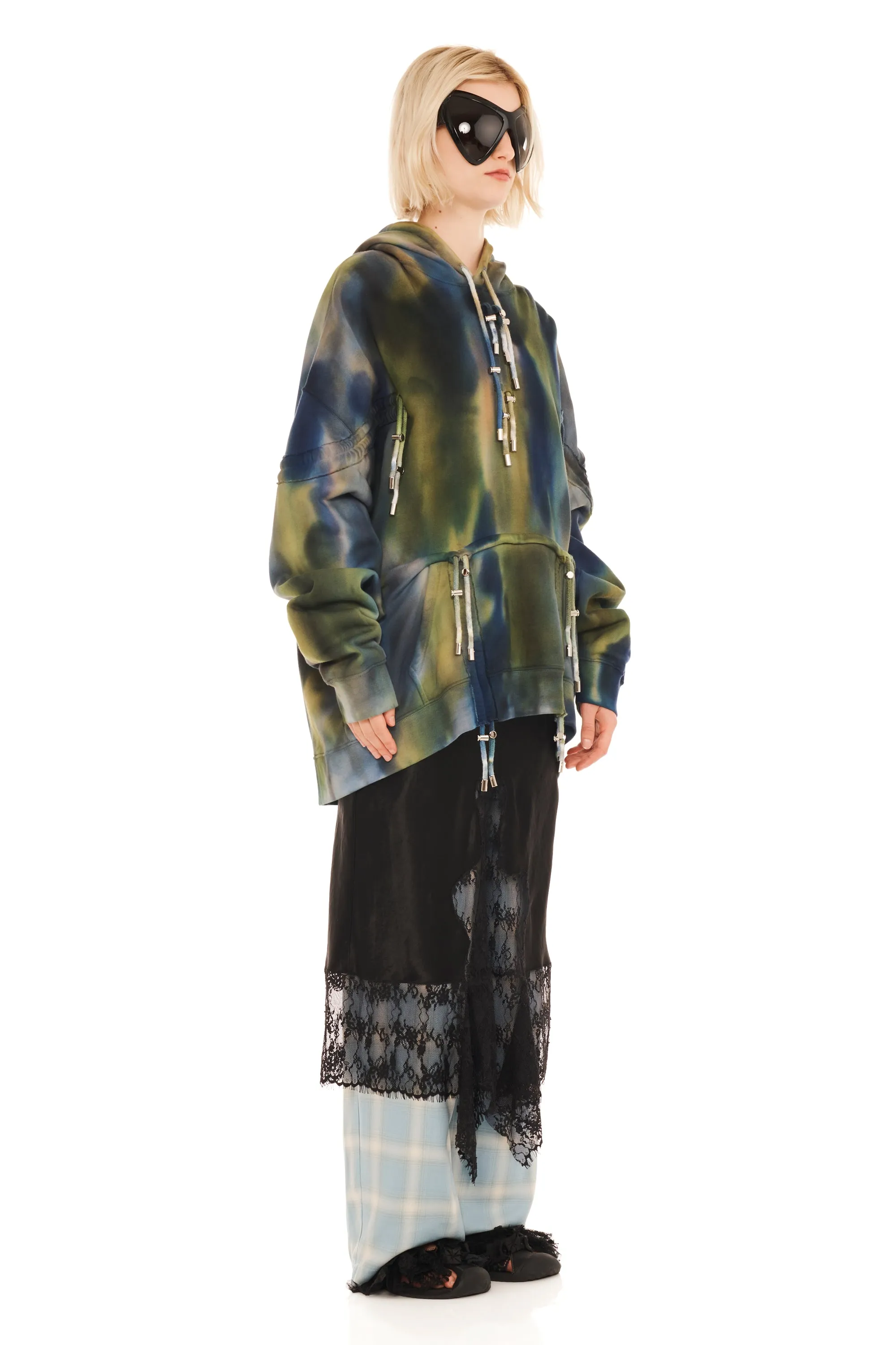 AURORA MOHAWK BURST HOODIE sold by Collina Strada product image thumbnail 2
