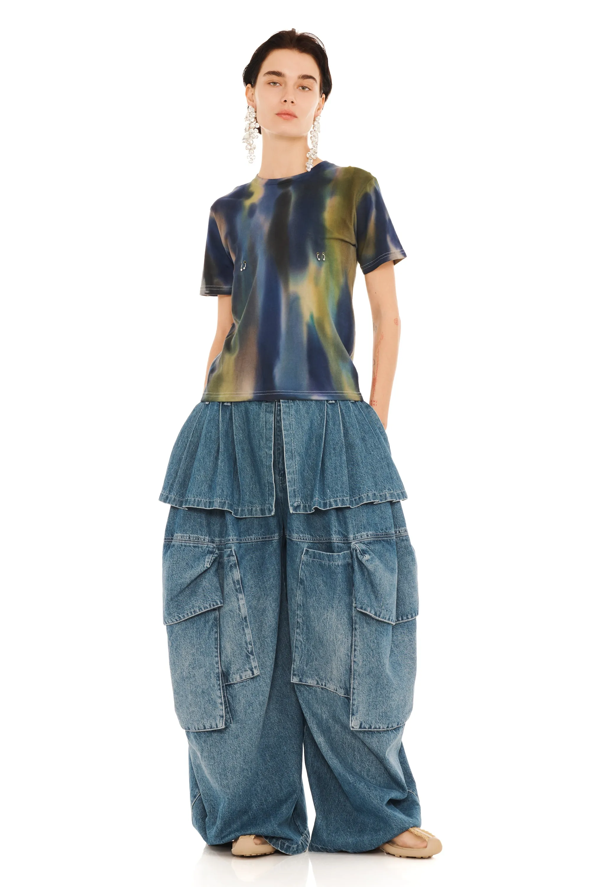 AURORA PIERCED TEE sold by Collina Strada product image thumbnail 5