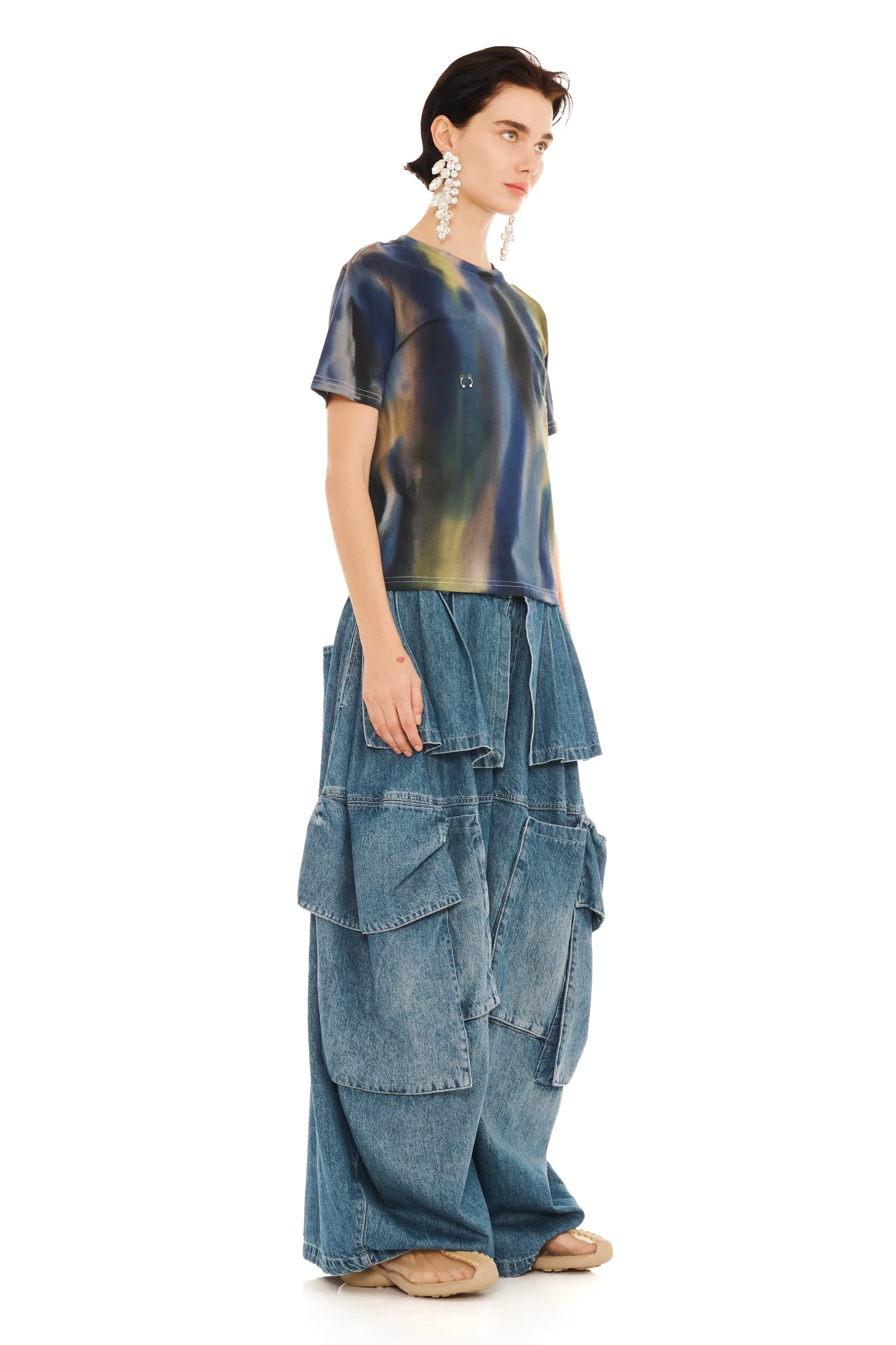 AURORA PIERCED TEE sold by Collina Strada product image thumbnail 2