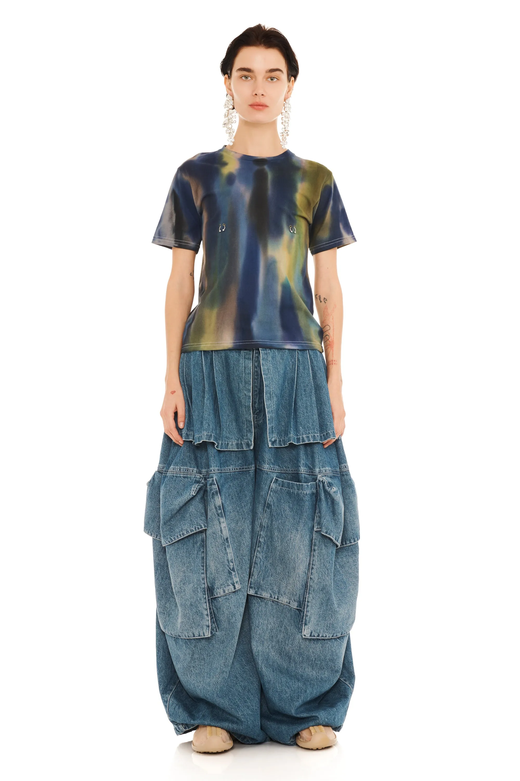 AURORA PIERCED TEE sold by Collina Strada