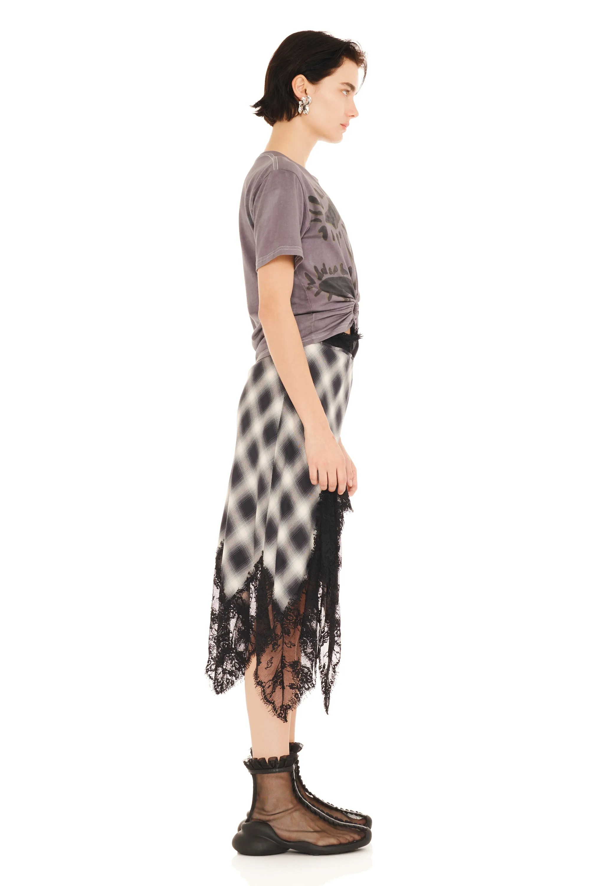 CHARCOAL DAISIES RING TEE sold by Collina Strada product image thumbnail 4