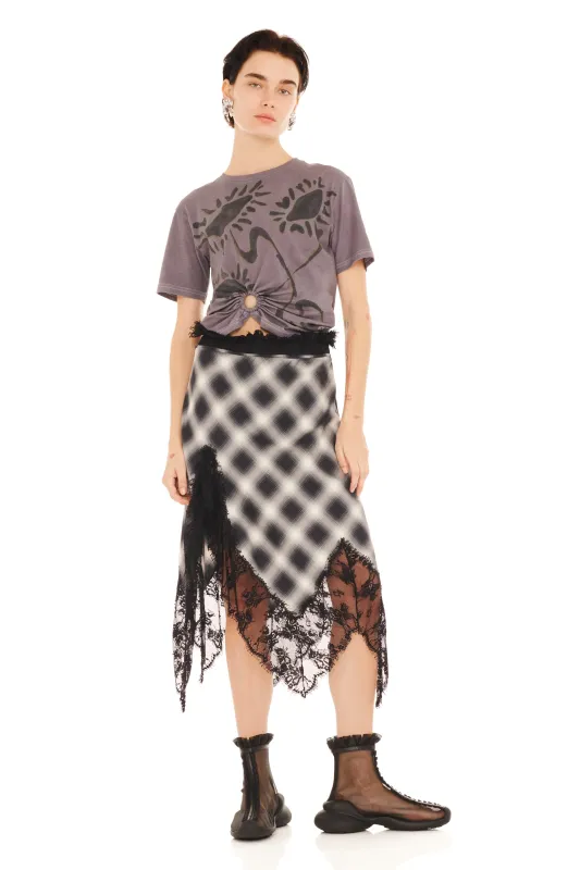CHARCOAL DAISIES RING TEE made by Collina Strada