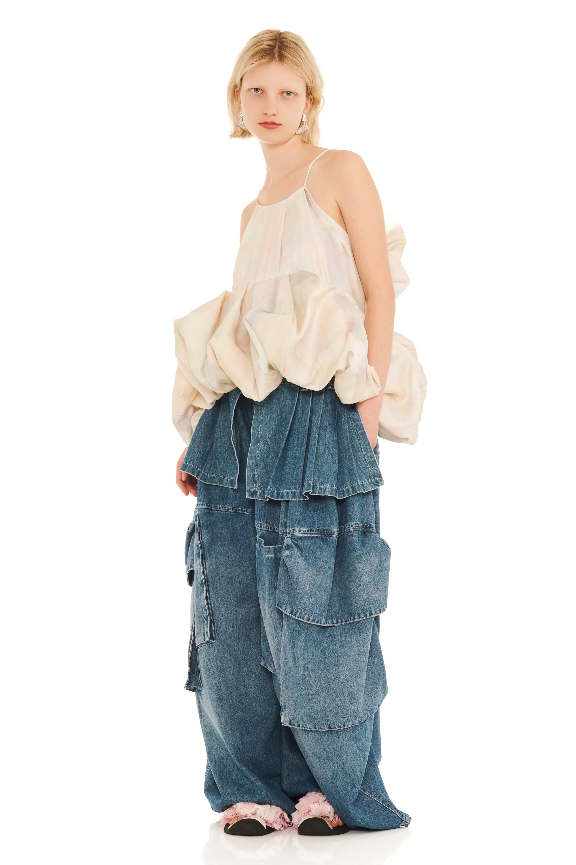 GUA SHA PLAID MINI VALERIAN TOP sold by Collina Strada product image thumbnail 5