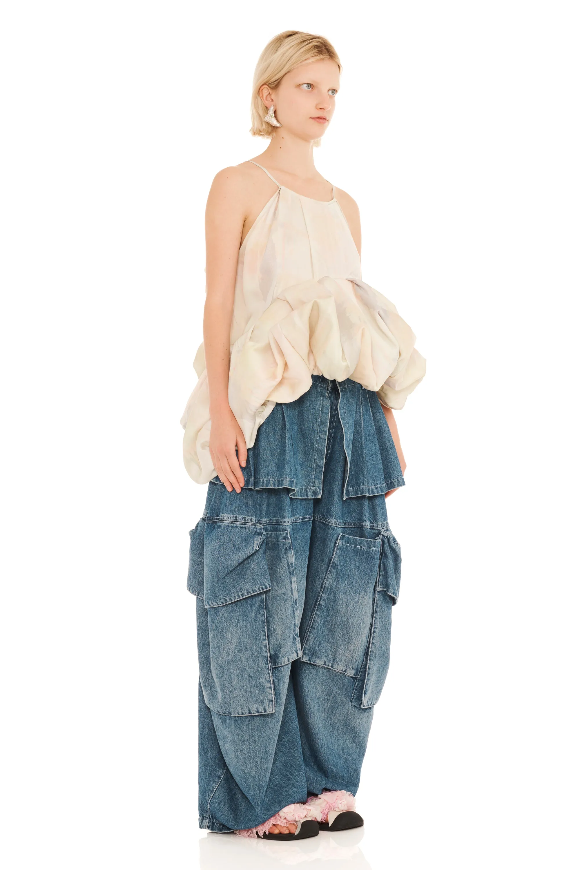 GUA SHA PLAID MINI VALERIAN TOP sold by Collina Strada product image thumbnail 2