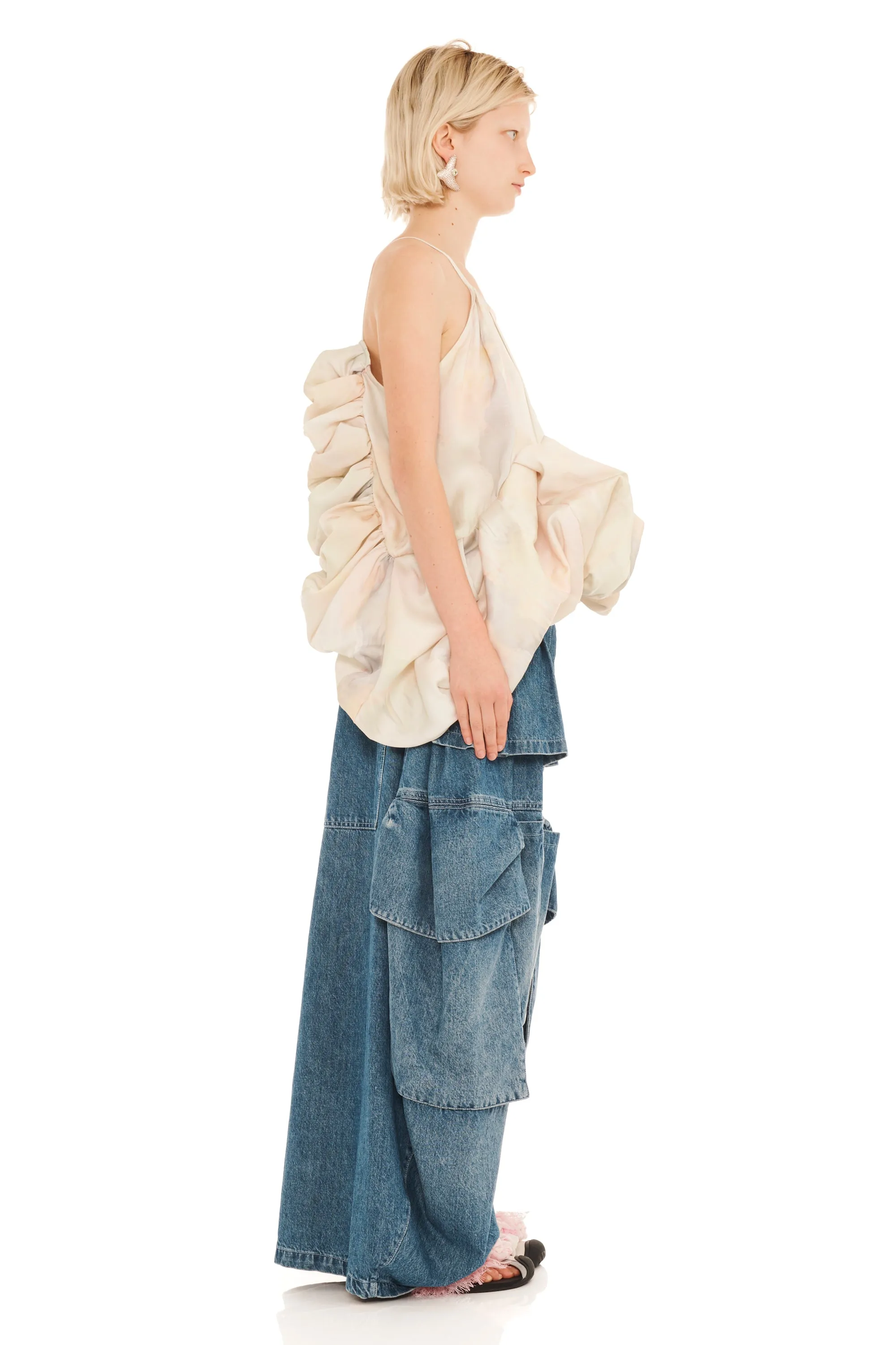 GUA SHA PLAID MINI VALERIAN TOP sold by Collina Strada product image thumbnail 3