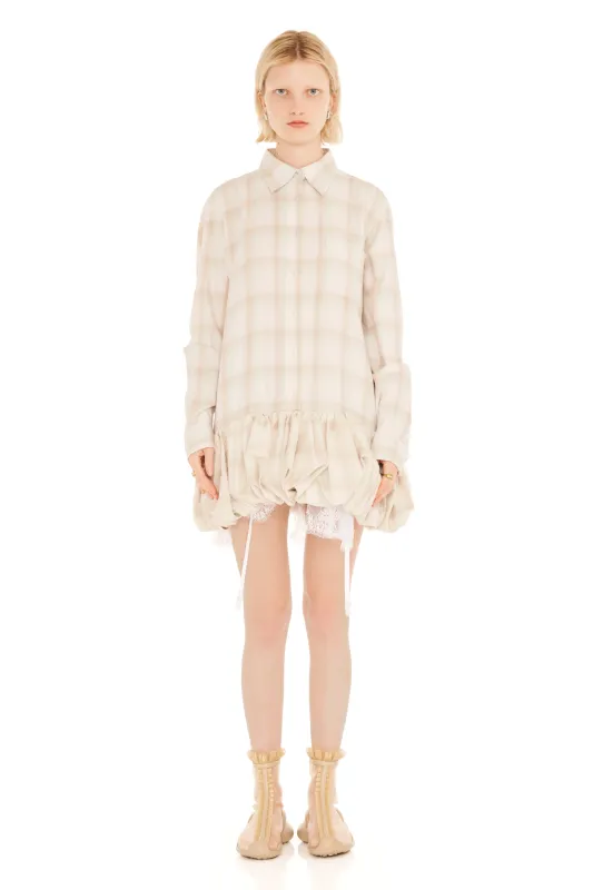 HAZE PLAID VALERIAN DRESS made by Collina Strada