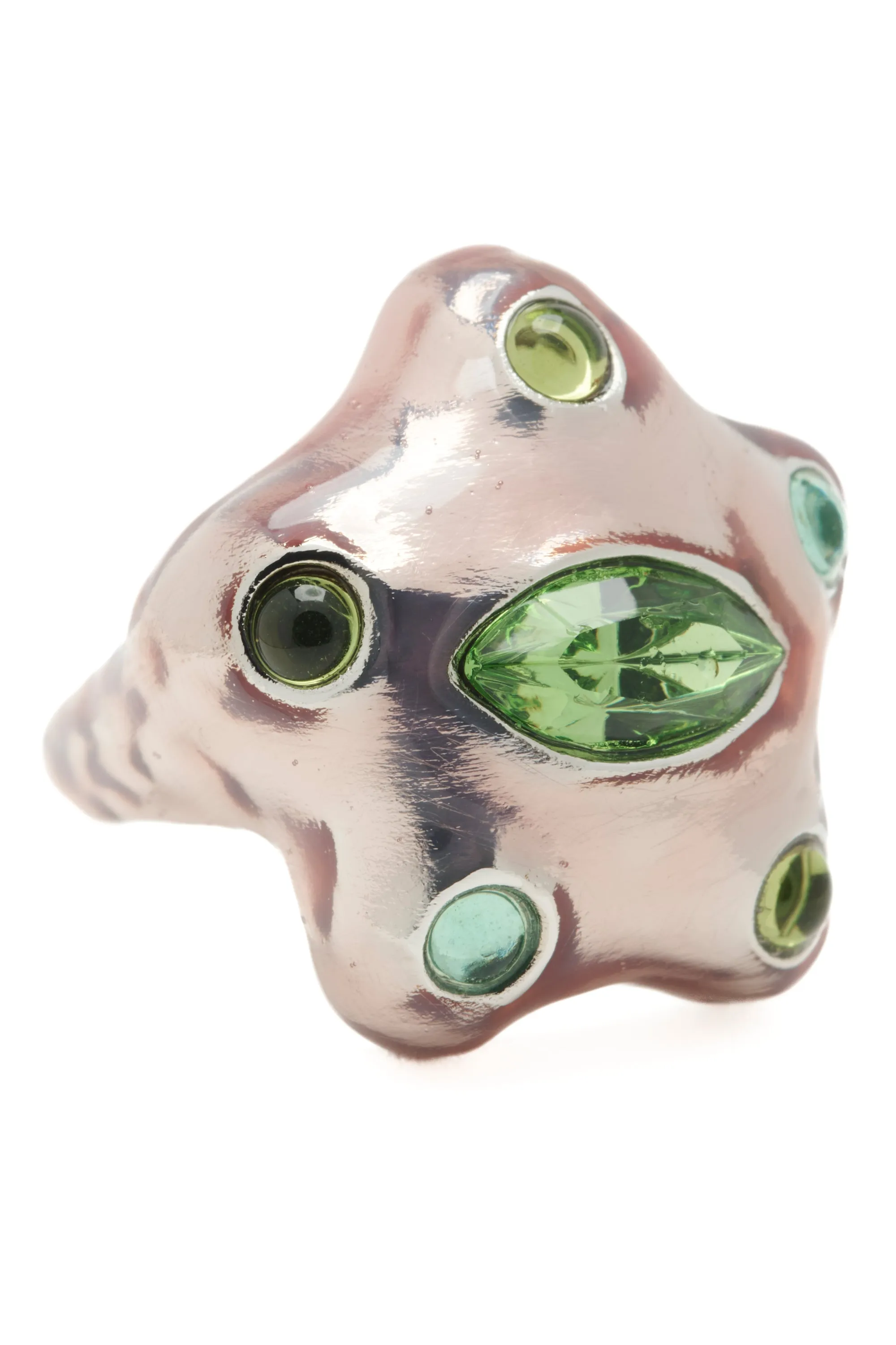 METALLIC PINK APPLE DEMI STARLETTE RING sold by Collina Strada product image thumbnail 2