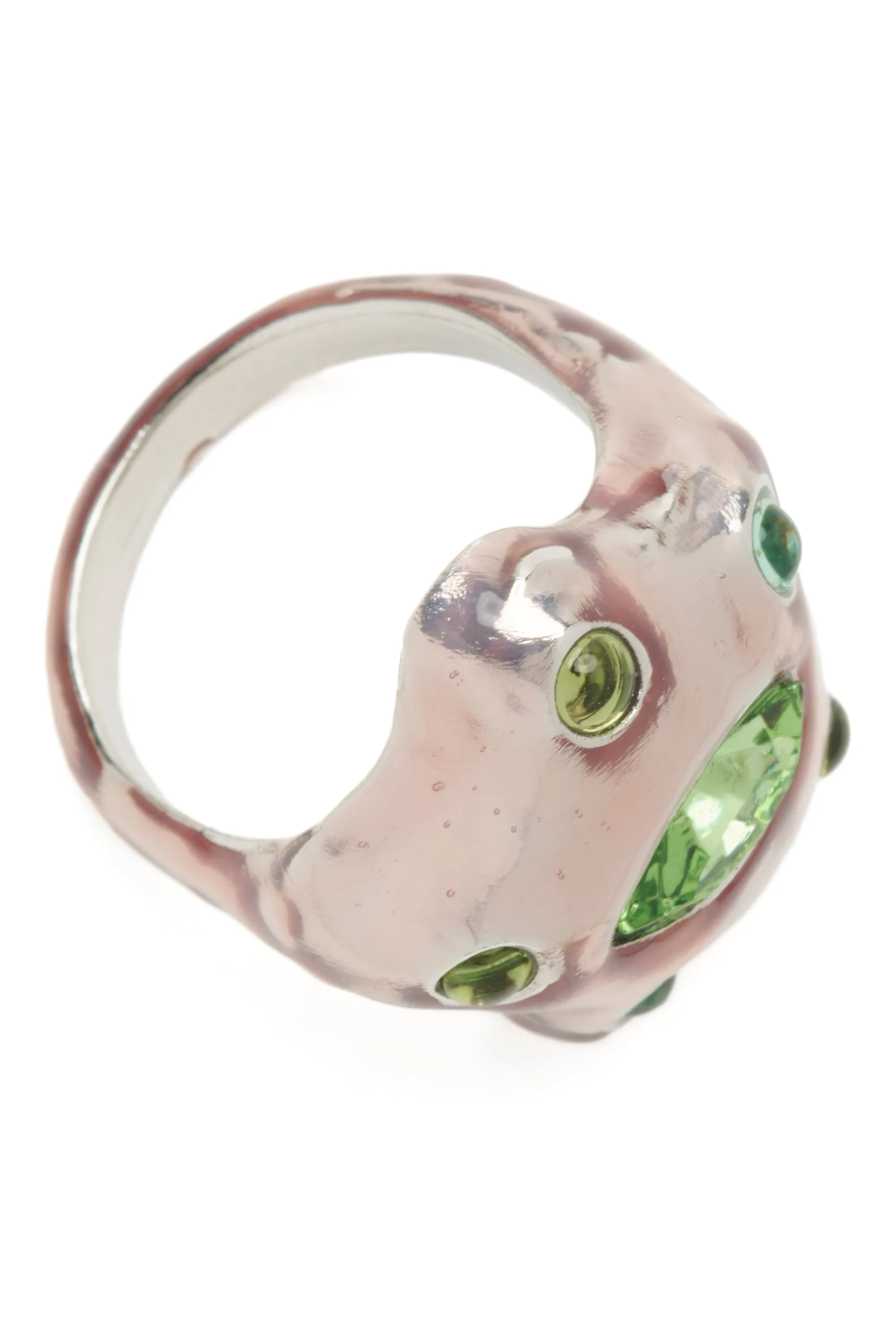 METALLIC PINK APPLE DEMI STARLETTE RING sold by Collina Strada product image thumbnail 3