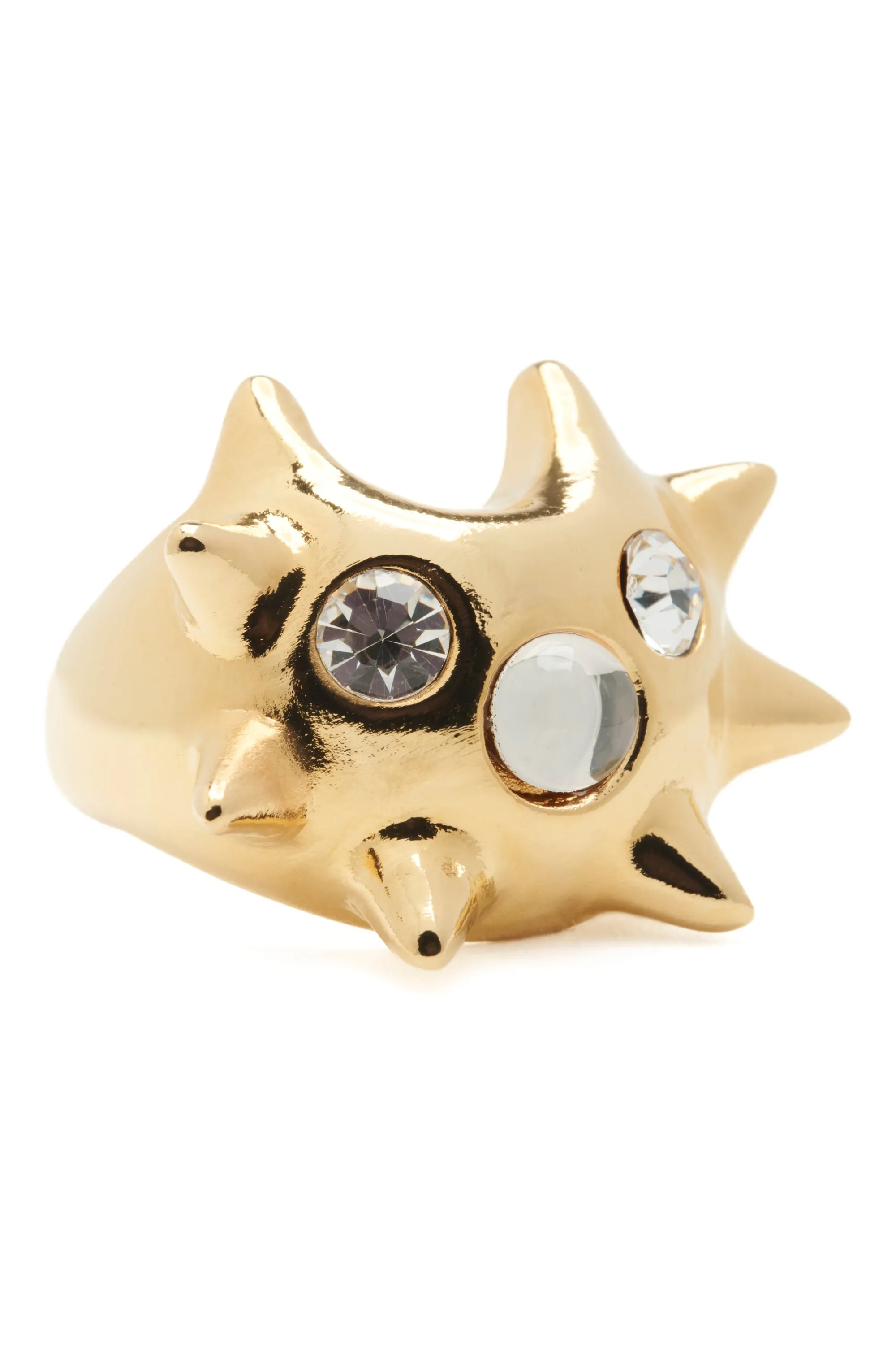 GOLD CLEAR ASTRO RING sold by Collina Strada product image thumbnail 2