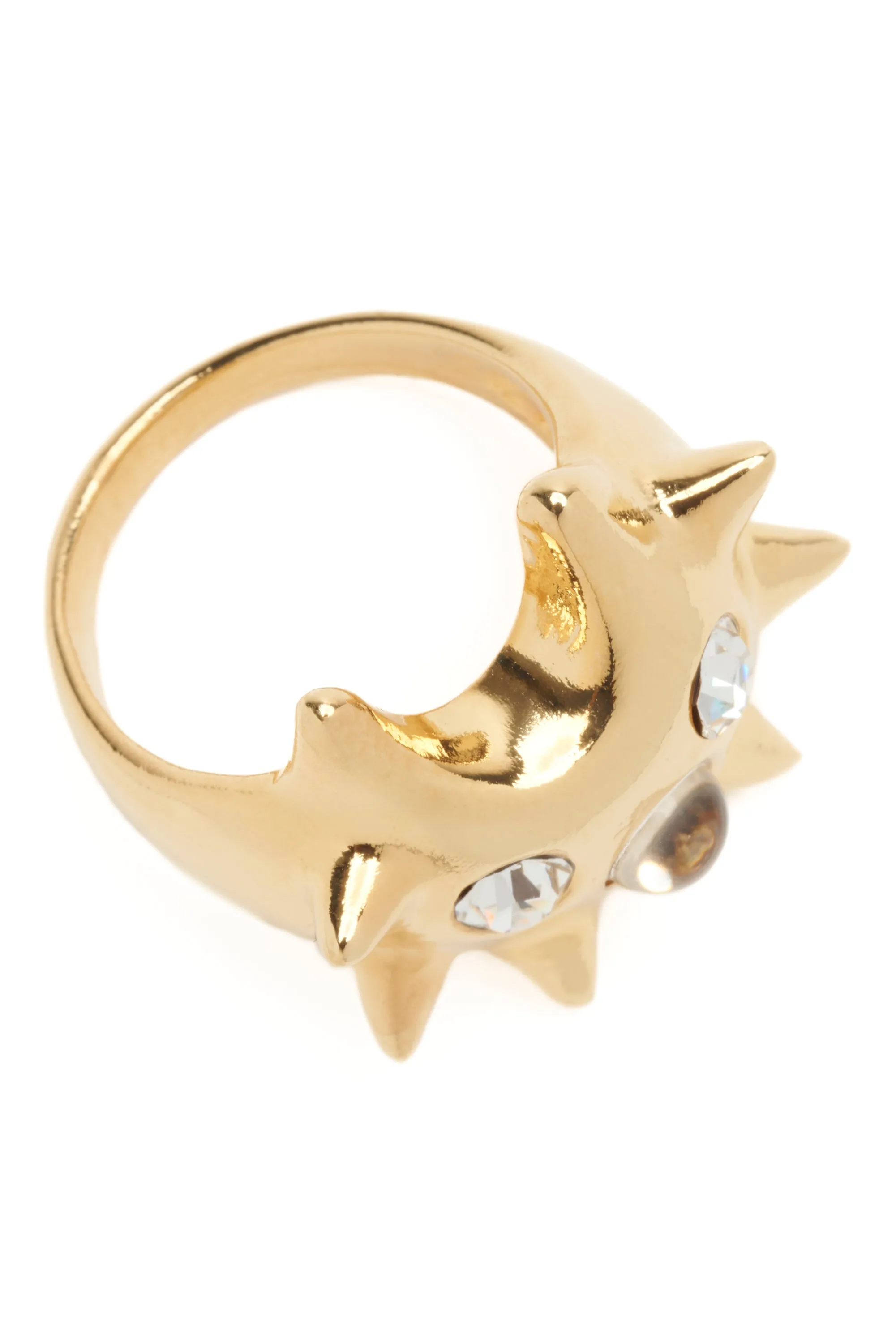GOLD CLEAR ASTRO RING sold by Collina Strada product image thumbnail 3