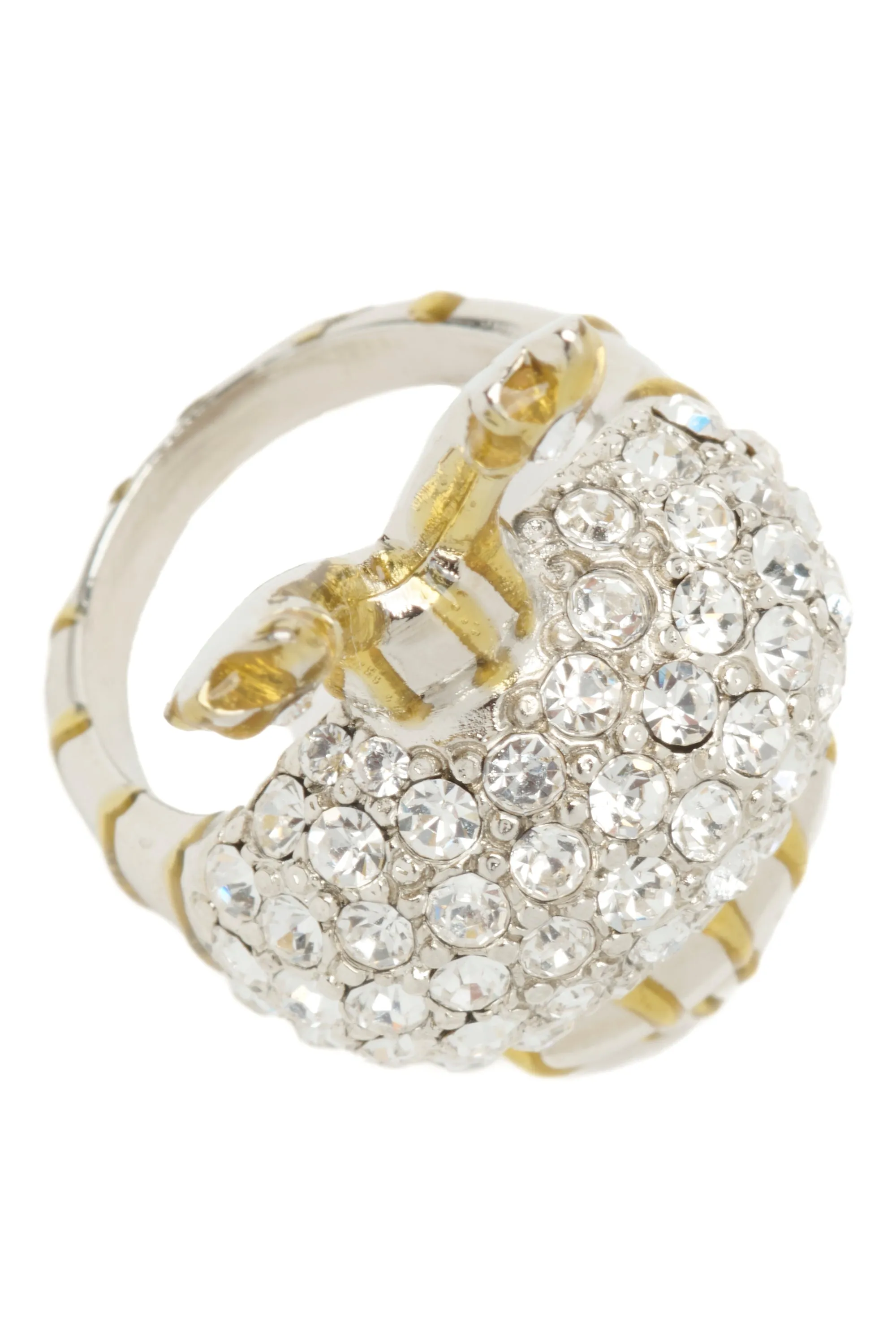 GOLD STRIPE SNAIL RING sold by Collina Strada product image thumbnail 4